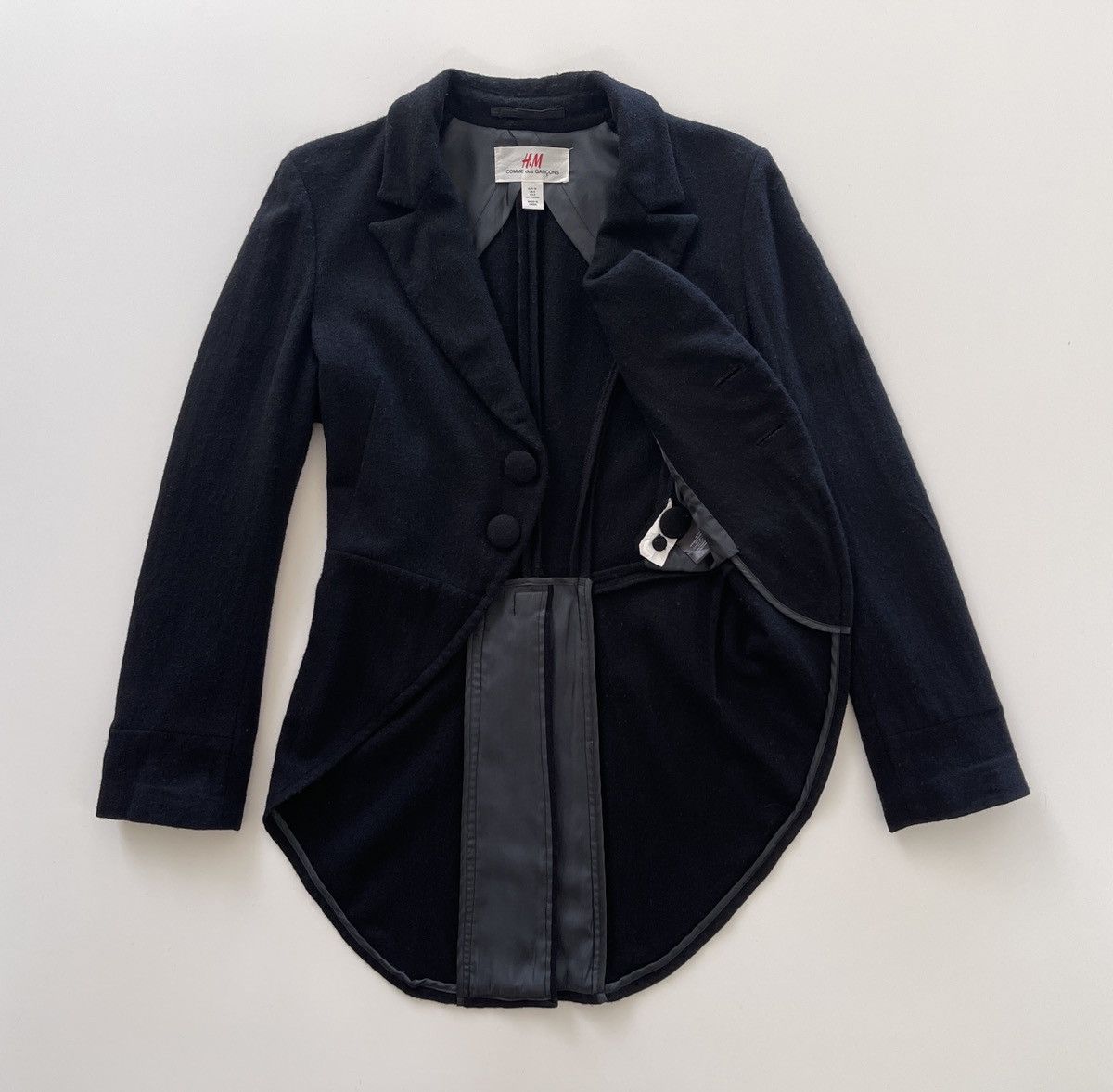 Comme des Garcons × H&M Comme Des Garcons Rei Kawakubo Wool Hair Jacket Size M / US 6-8 / IT 42-44 - 5 Thumbnail