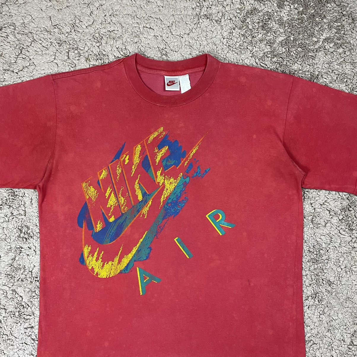 Nike × Vintage Vintage Nike Big Swoosh T-shirt Size US XL / EU 56 / 4 - 5 Thumbnail