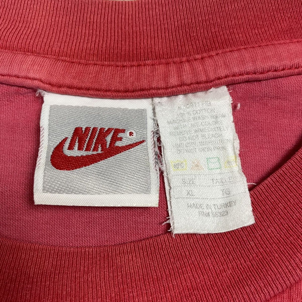 Nike × Vintage Vintage Nike Big Swoosh T-shirt Size US XL / EU 56 / 4 - 18 Thumbnail