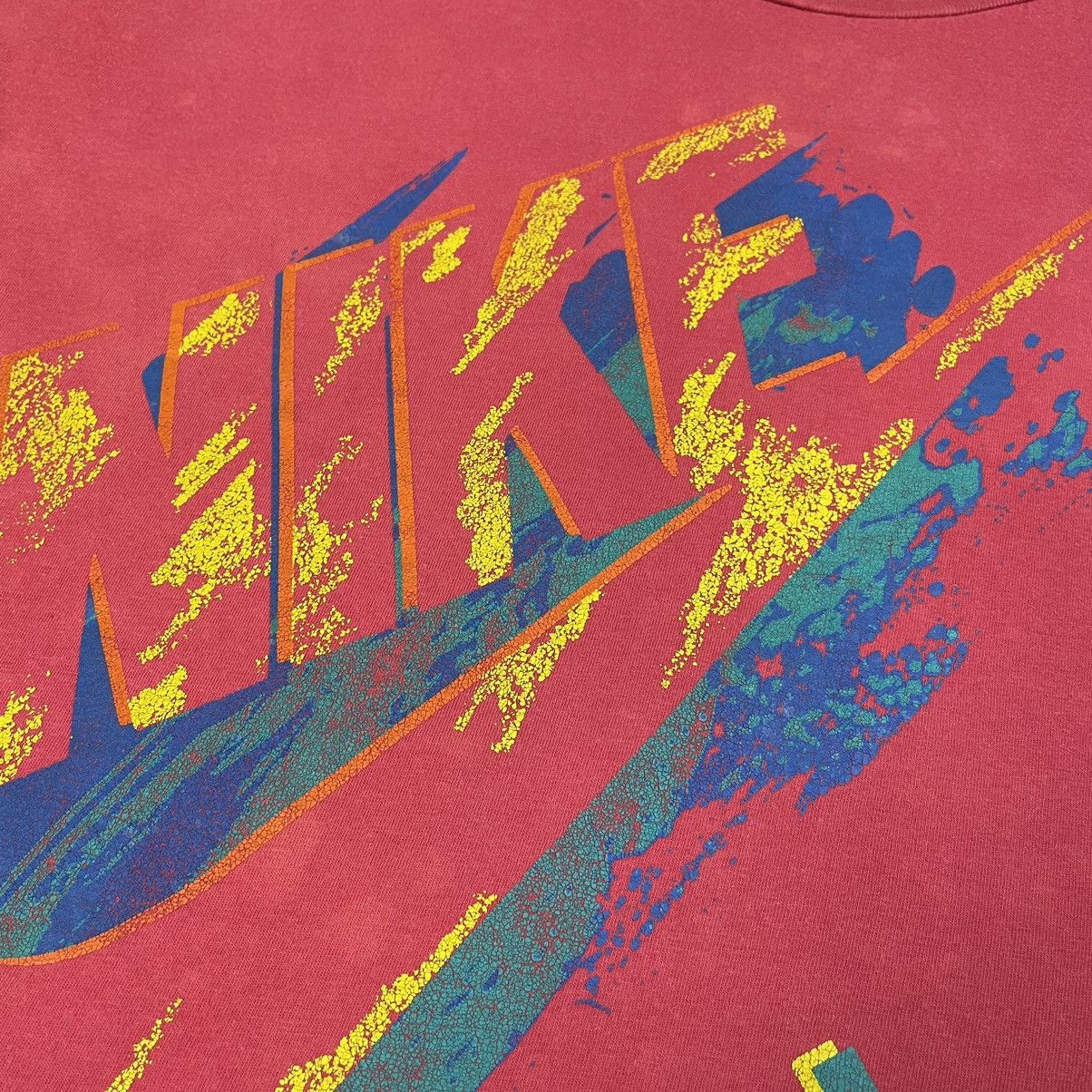 Nike × Vintage Vintage Nike Big Swoosh T-shirt Size US XL / EU 56 / 4 - 8 Thumbnail