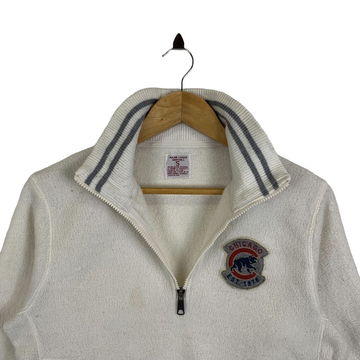 MLB Vintage CHICAGO BEARS Mlb Fleece Half Zipper Sweatshirt Size US S / EU 44-46 / 1 - 8 Thumbnail