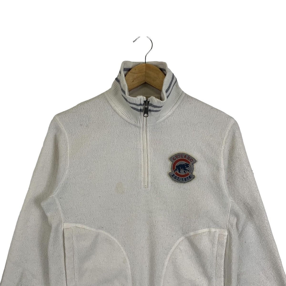 MLB Vintage CHICAGO BEARS Mlb Fleece Half Zipper Sweatshirt Size US S / EU 44-46 / 1 - 4 Thumbnail