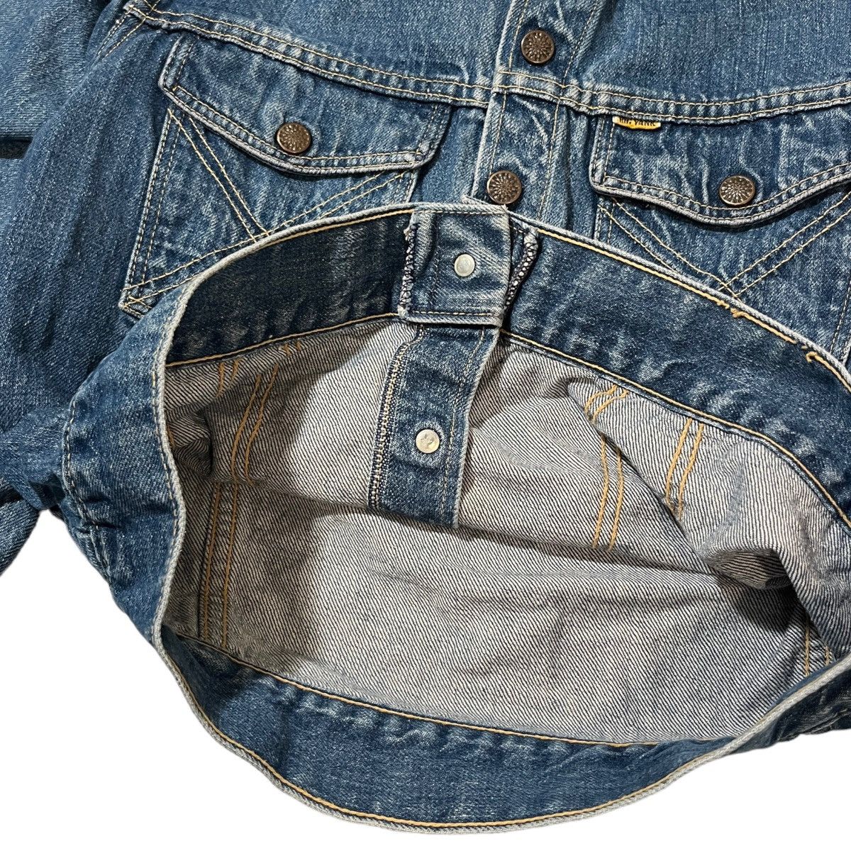 Other 60s Big Yank Selvedge Western Style Denim Jacket Size US S / EU 44-46 / 1 - 4 Thumbnail