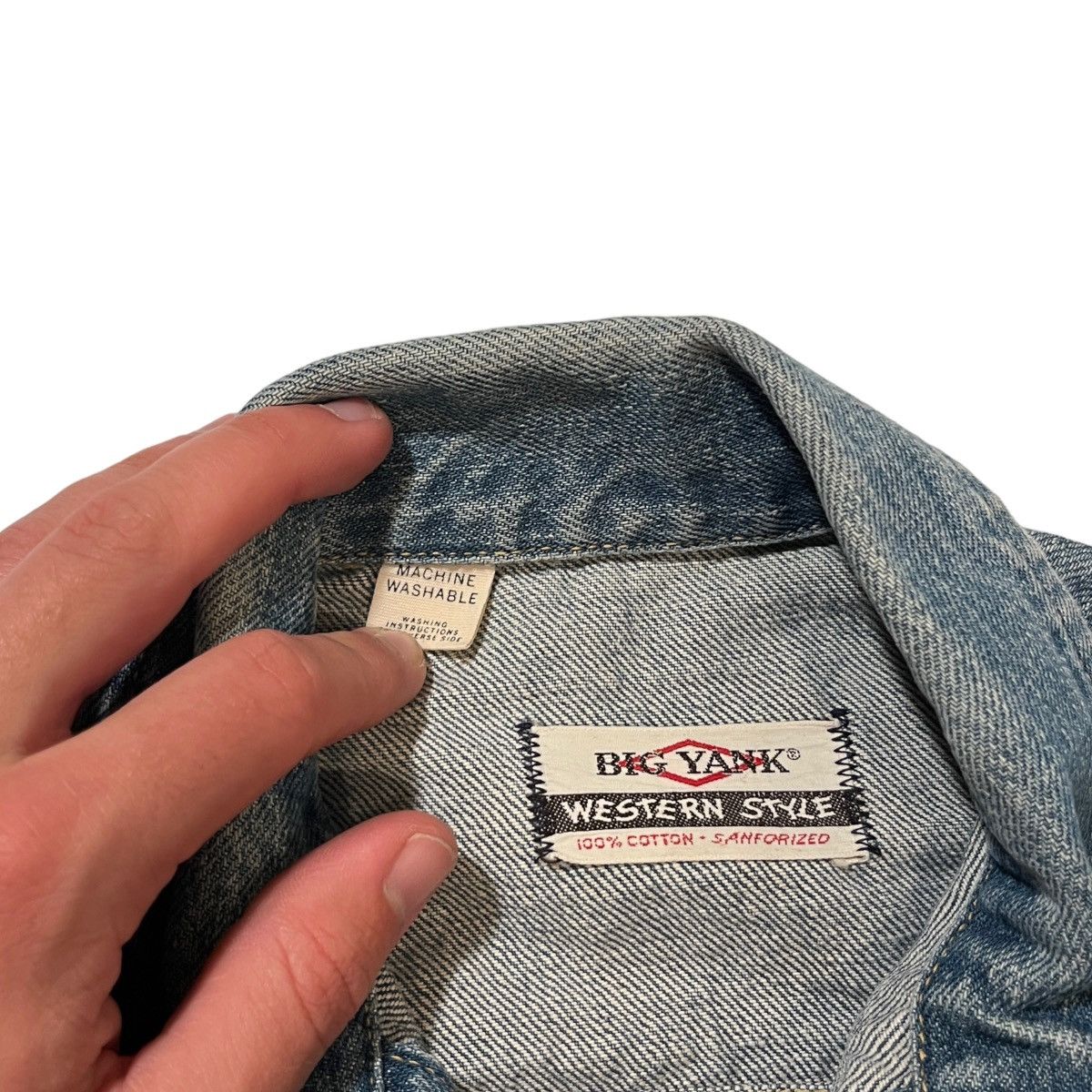 Other 60s Big Yank Selvedge Western Style Denim Jacket Size US S / EU 44-46 / 1 - 5 Thumbnail