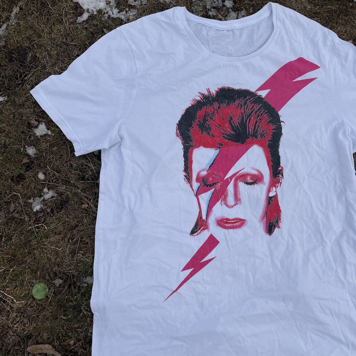 Vintage Vintage 90s David Bowie Graphic Tee Punk Aesthetic Tapered L Size US L / EU 52-54 / 3 - 2 Thumbnail