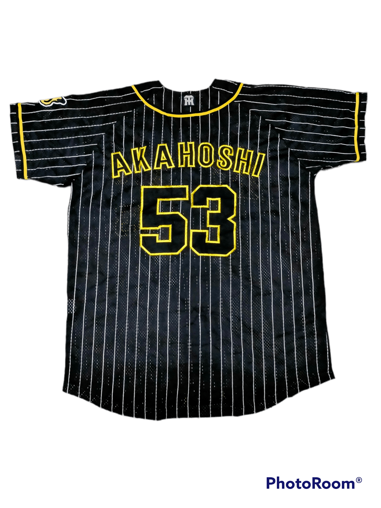 HANSIN Tigers AKAHOSHI 53 シャツ Japanese Brand × Sportswear × Vintage Hanshin Tigers 53