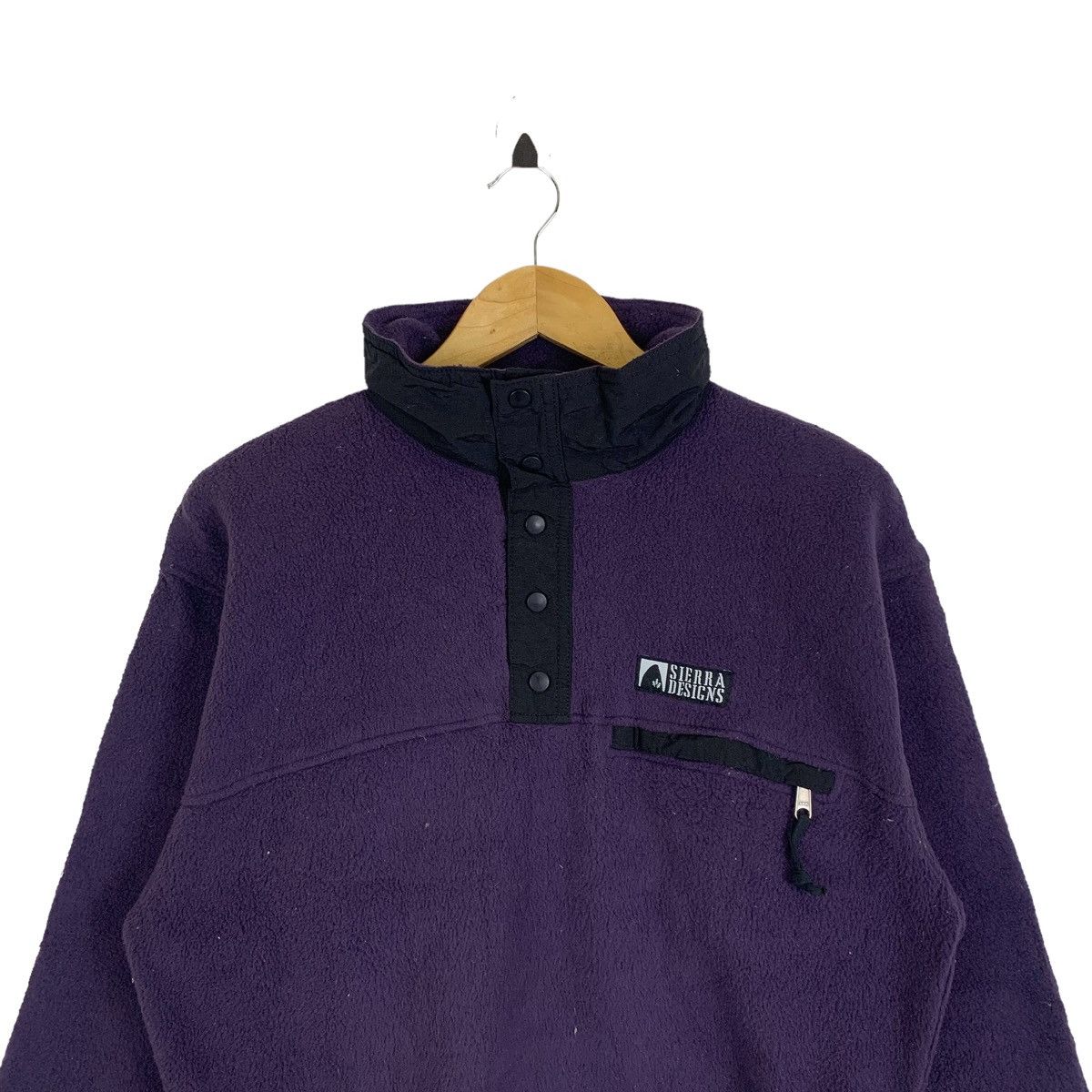 Sierra Designs × Vintage SIERRA DESIGNS Outdoor Sport Fleece Half Zipper Sweatshirt Size US M / EU 48-50 / 2 - 4 Thumbnail