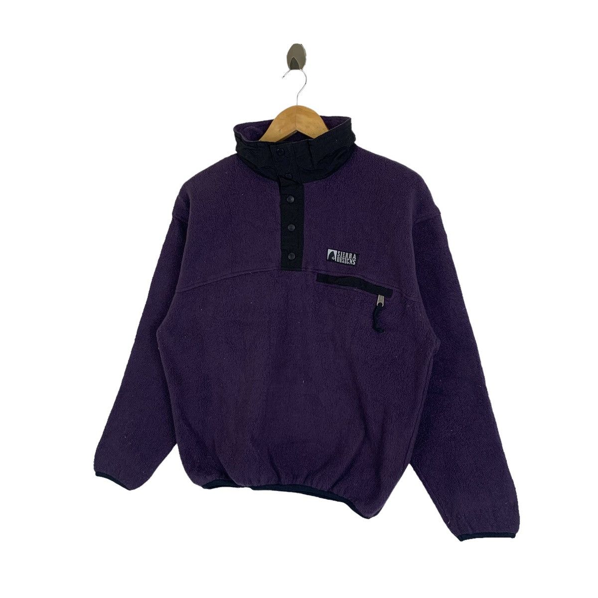 Sierra Designs × Vintage SIERRA DESIGNS Outdoor Sport Fleece Half Zipper Sweatshirt Size US M / EU 48-50 / 2 - 3 Thumbnail