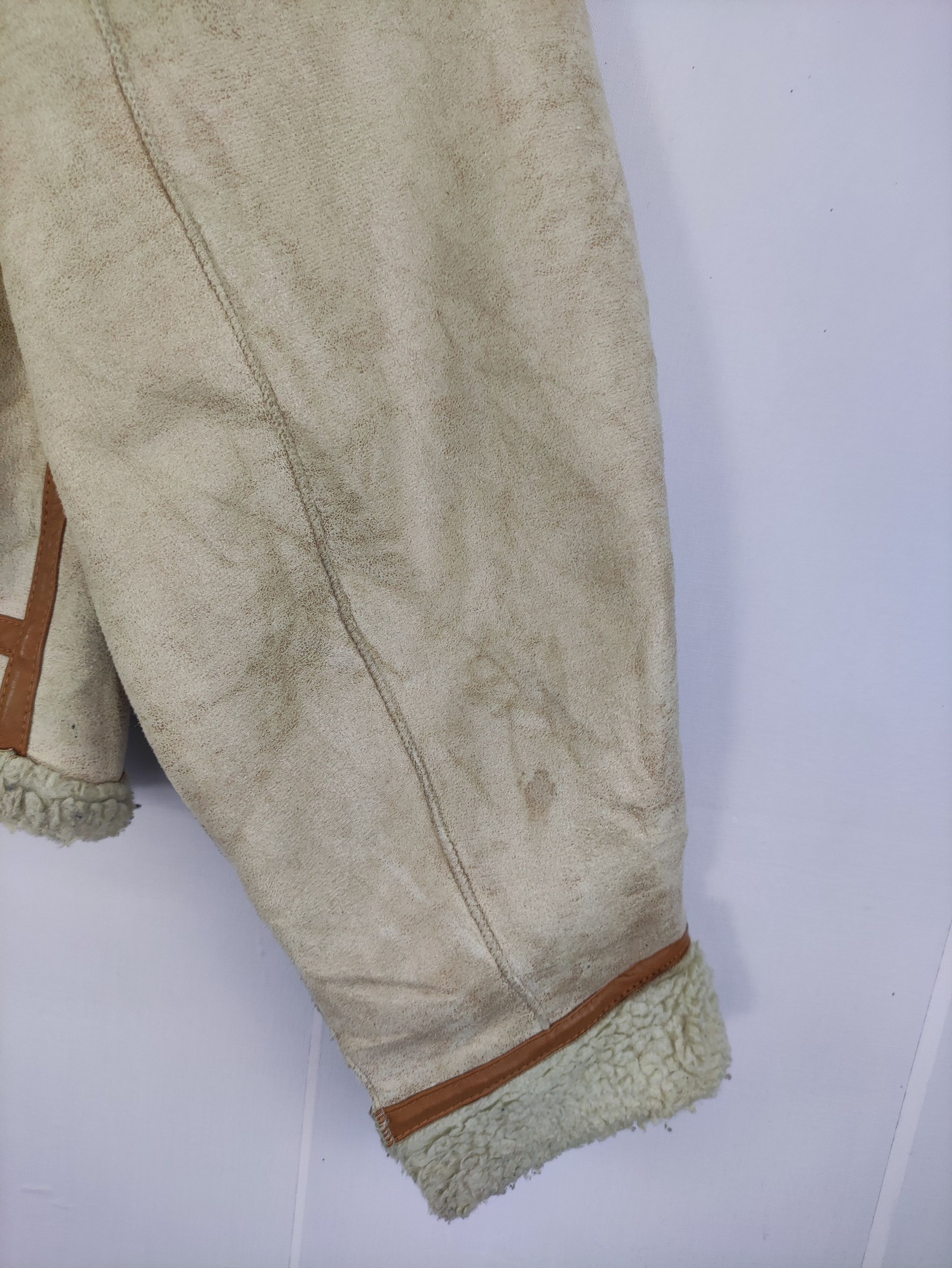 SLY Vintage Sly Moleskin Jacket Lining Sherpa Zipper Size M / US 6-8 / IT 42-44 - 12 Thumbnail