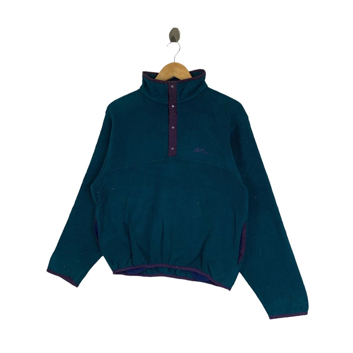 L.L. Bean × Vintage Vintage L.L.BEAN Outdoor Sport Fleece Half Button Sweatshirt Size US M / EU 48-50 / 2 - 3 Thumbnail