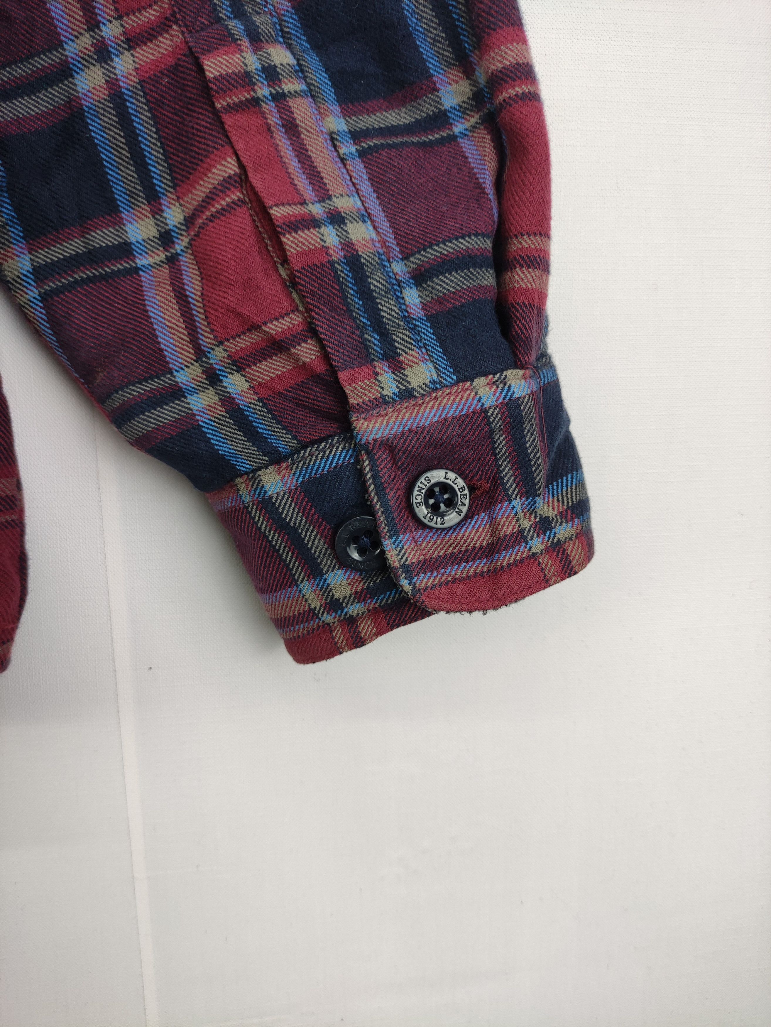 L.L. Bean Vintage L.L.Bean Flannel Lining Fleece Button Up Size US M / EU 48-50 / 2 - 9 Thumbnail
