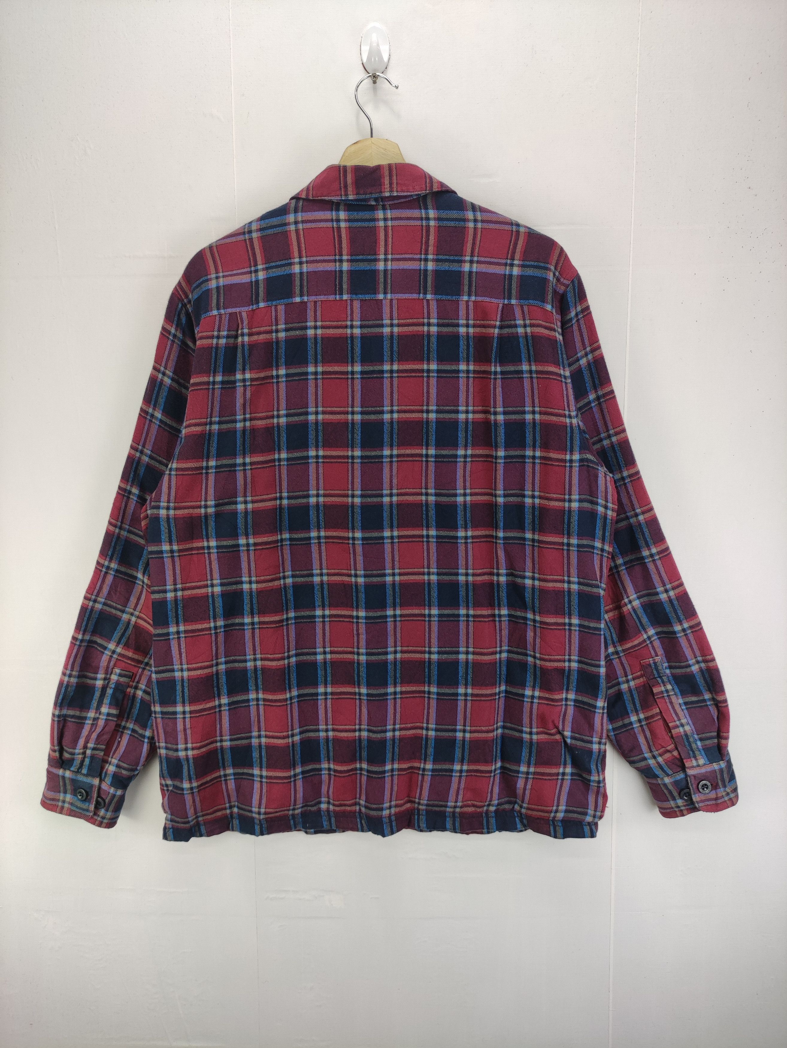 L.L. Bean Vintage L.L.Bean Flannel Lining Fleece Button Up Size US M / EU 48-50 / 2 - 11 Thumbnail