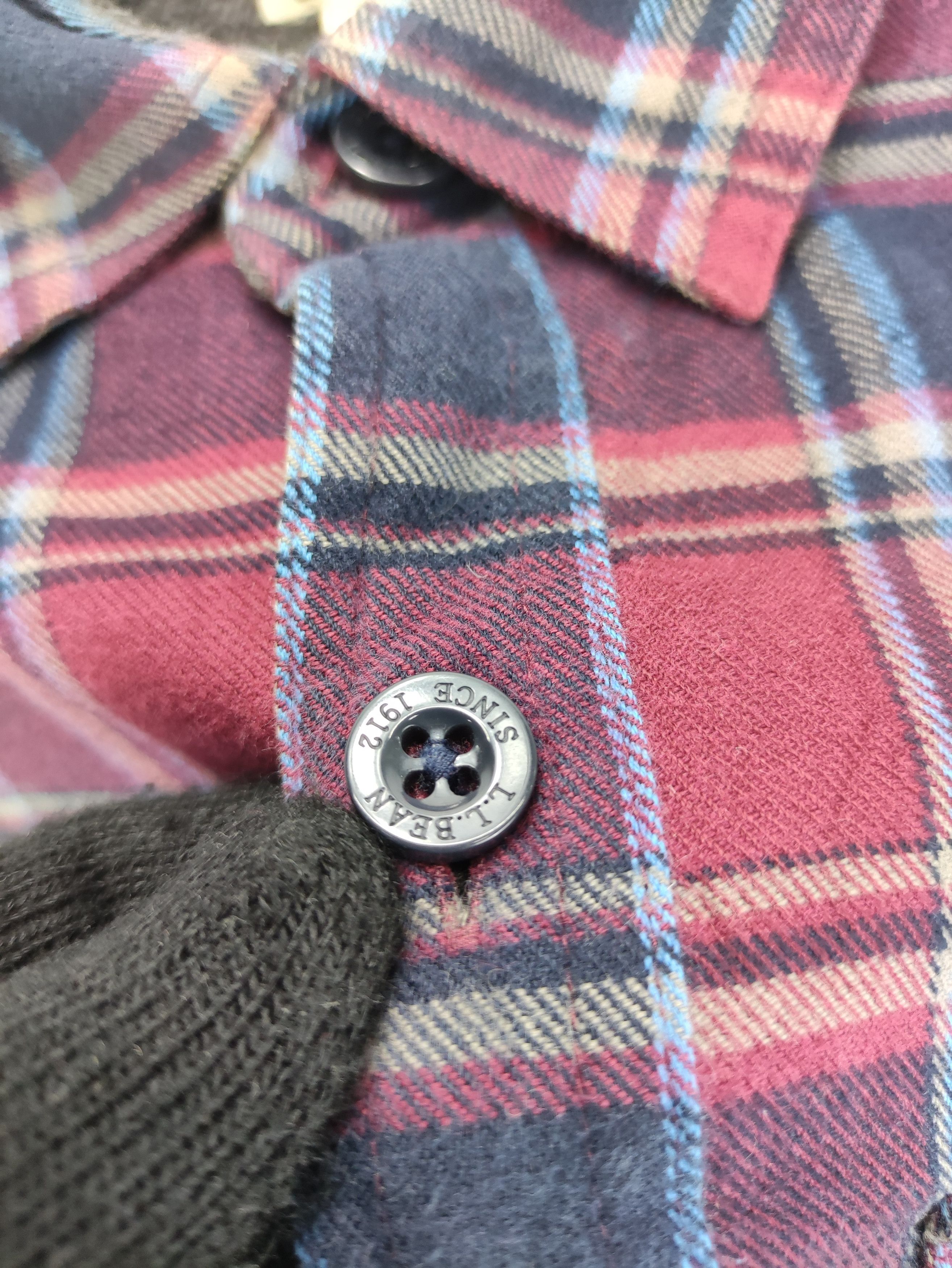 L.L. Bean Vintage L.L.Bean Flannel Lining Fleece Button Up Size US M / EU 48-50 / 2 - 2 Thumbnail