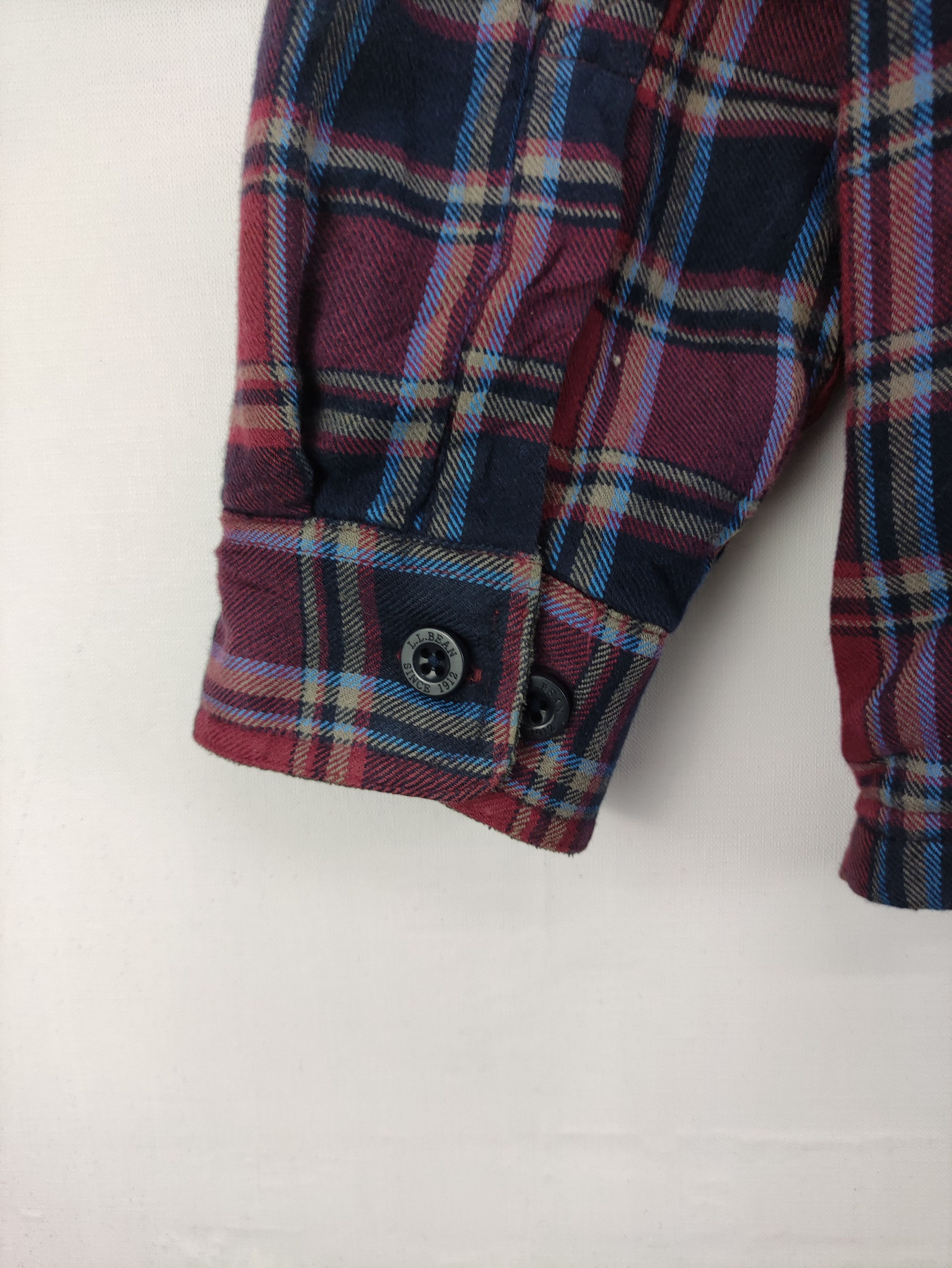 L.L. Bean Vintage L.L.Bean Flannel Lining Fleece Button Up Size US M / EU 48-50 / 2 - 10 Thumbnail