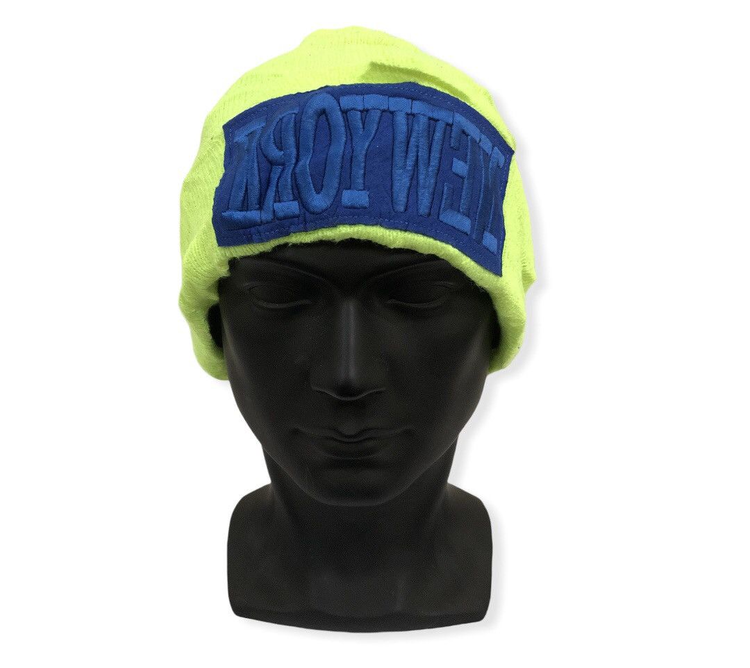 New York Spell Out Beanie Hat