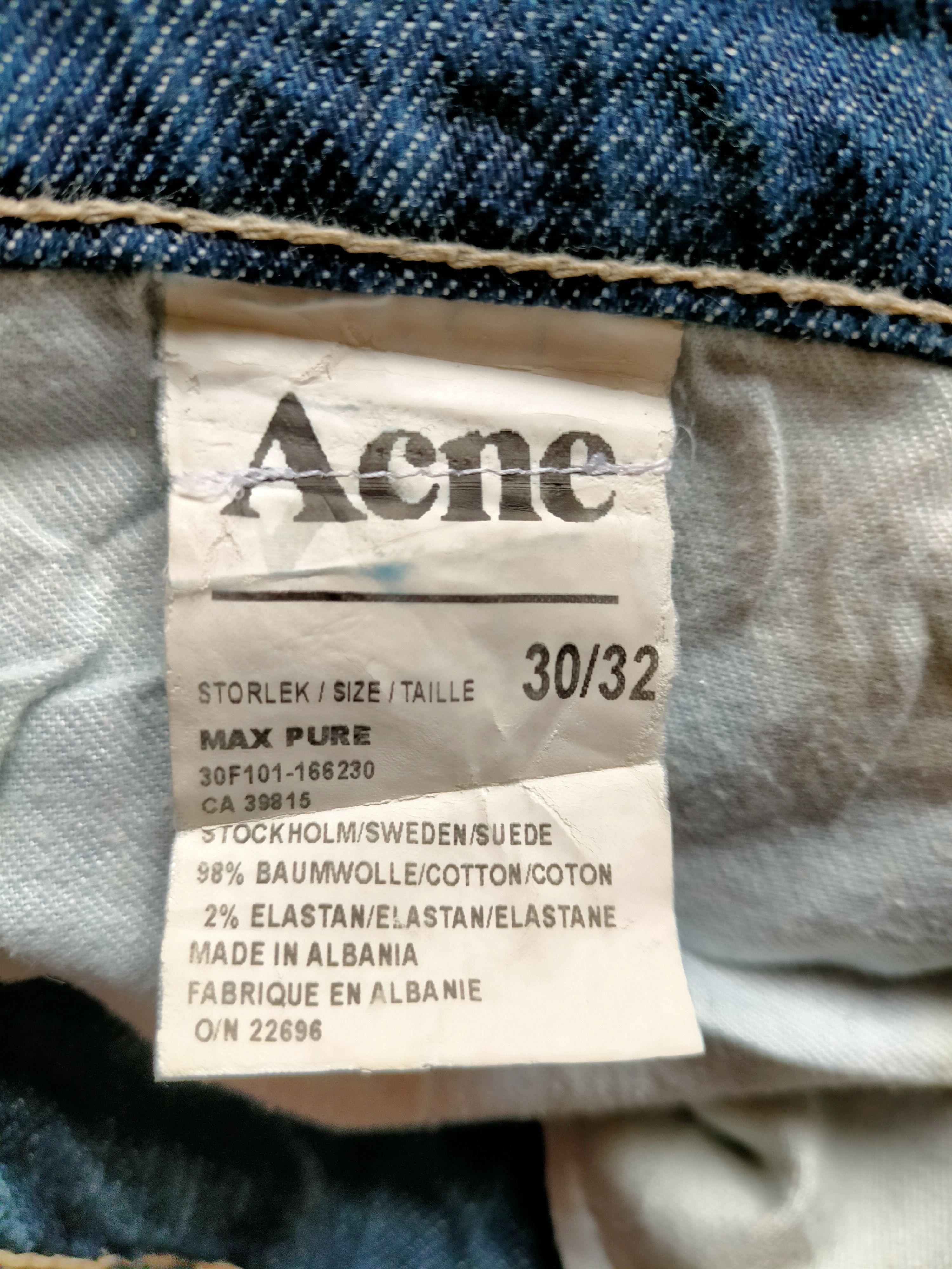 Acne Studios Acne jeans Denim pants Size US 30 / EU 46 - 10 Thumbnail