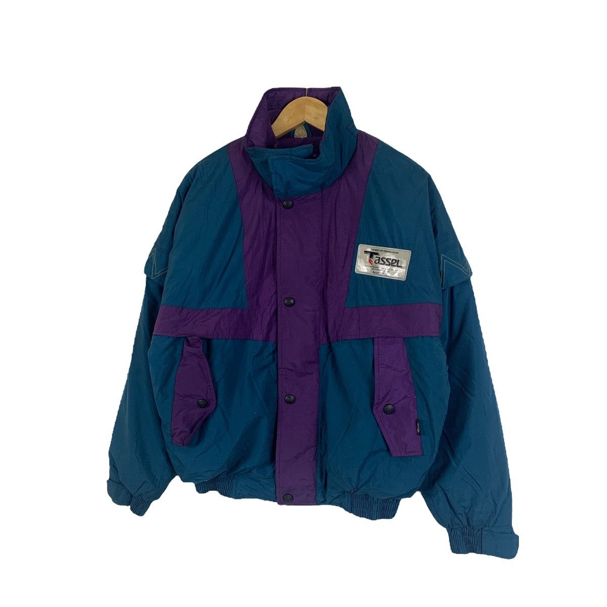 Vintage Vintage TASSEL Fishing Gear Outdoor Sportswear Bomber Jacket Size US L / EU 52-54 / 3 - 4 Thumbnail