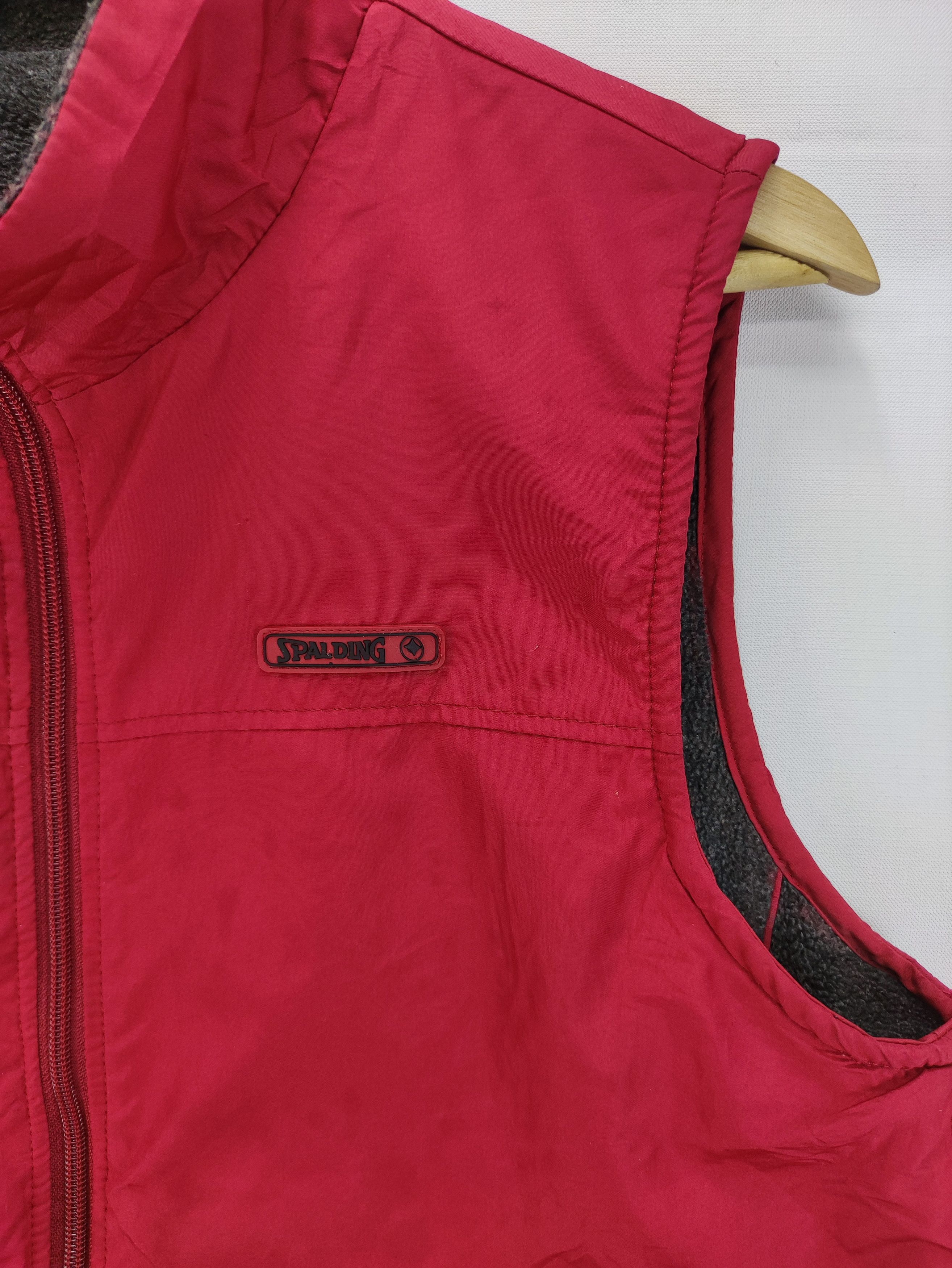 Spalding Vintage Spalding Vest Fleece Reversible Zipper Size US M / EU 48-50 / 2 - 5 Thumbnail