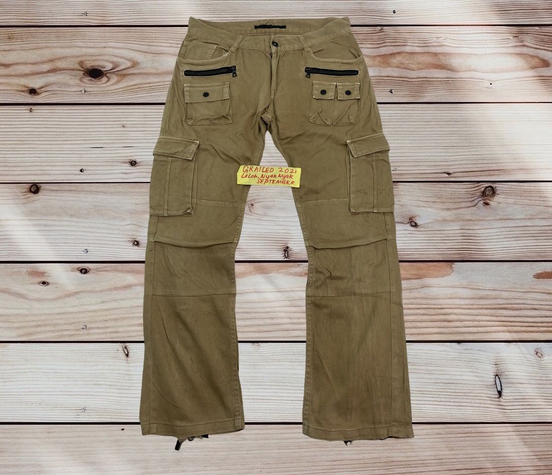 Other ❌Last Drop❌Rare Noid Cargo Multipocket bootcut bell bottom Size US 32 / EU 48 - 1 Thumbnail