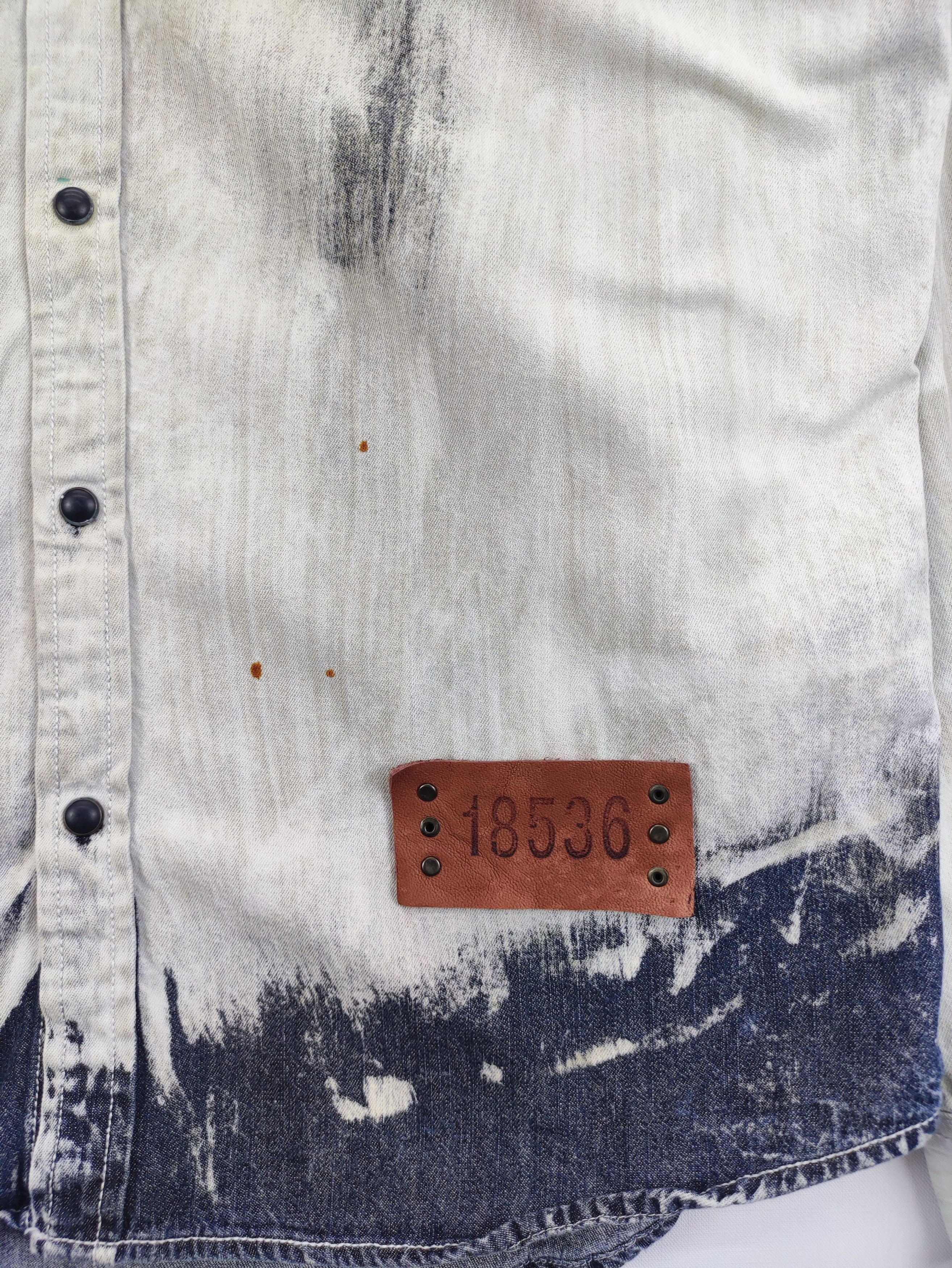 Vintage Vintage Western Shirt Acid Wash With Stancil Design Size US M / EU 48-50 / 2 - 2 Preview