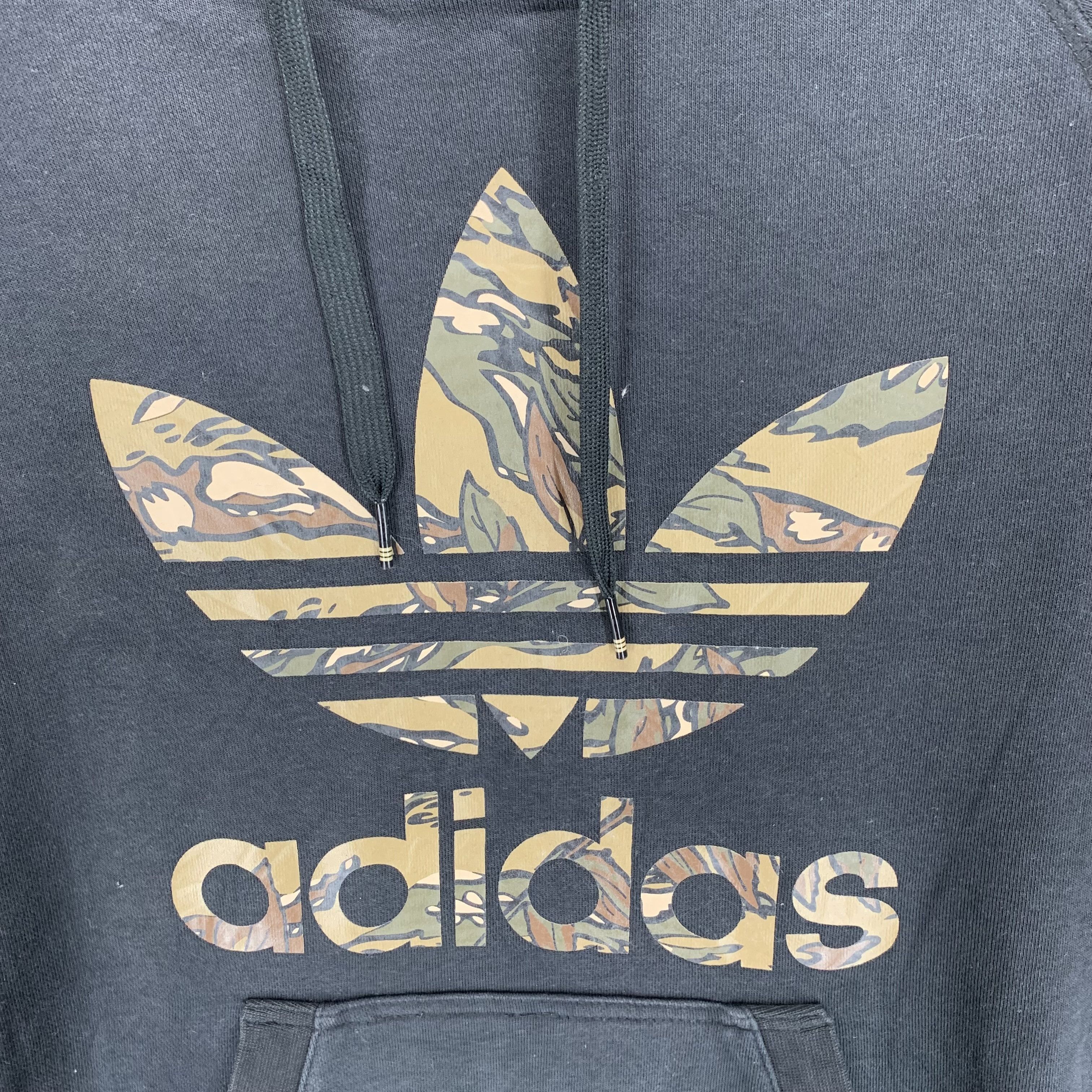 Adidas Adidas Camo Big Logo Pullover Hoodies #3499-86 Size US M / EU 48-50 / 2 - 5 Thumbnail