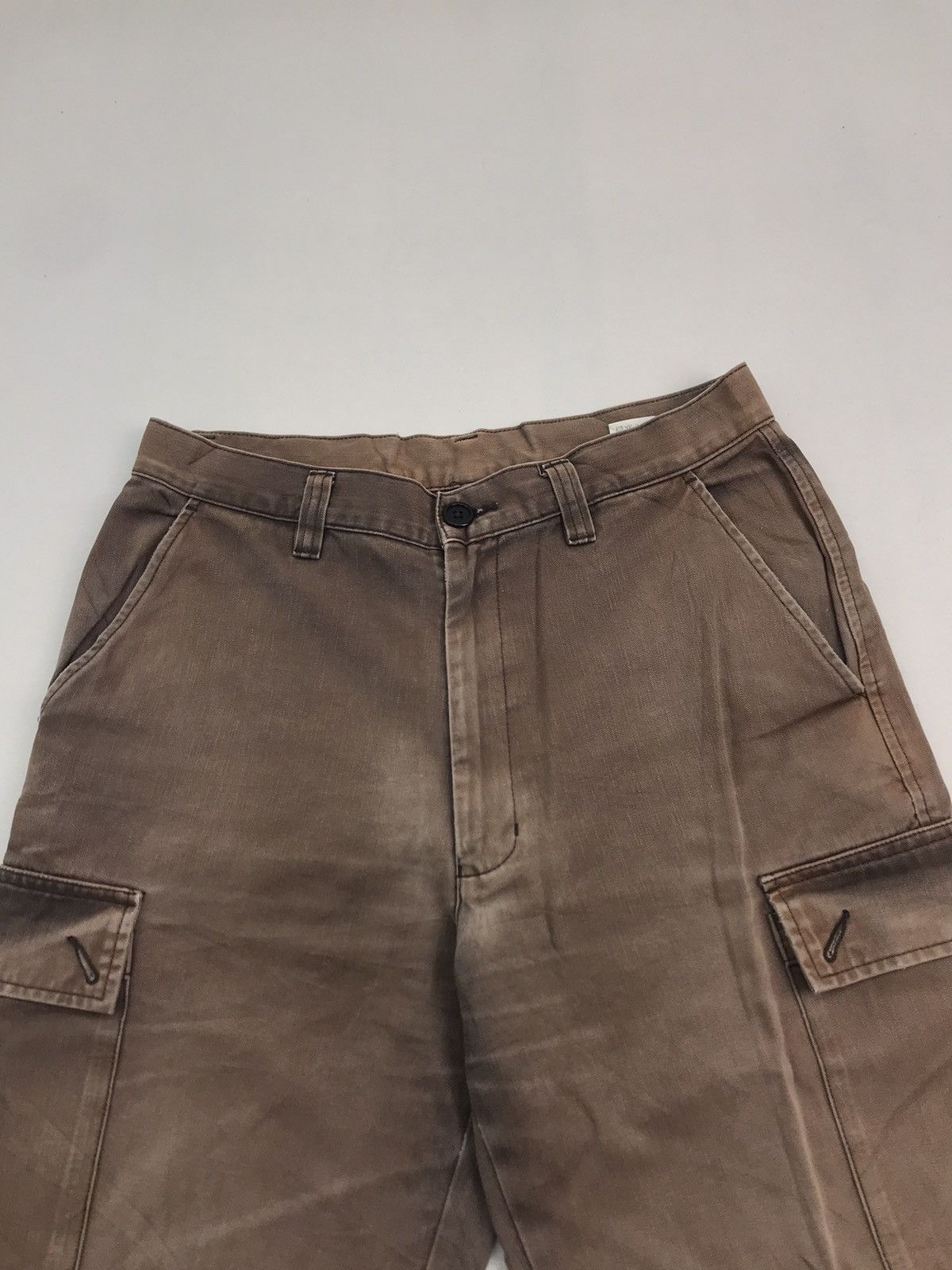 Beauty Beast ❌Last Drop❌Cargo pants Brown faded sun travis Size US 29 - 3 Thumbnail