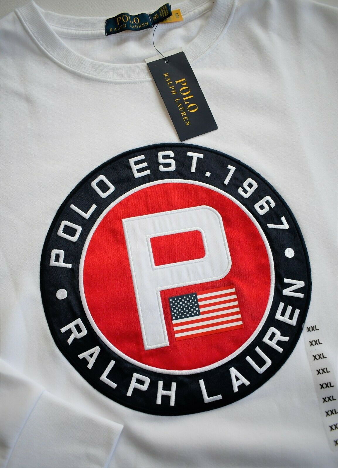 Polo Ralph Lauren Polo Ralph Lauren Circle P Embroidered Sweatshirt XXL Size US XXL / EU 58 / 5 - 2 Thumbnail