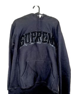 Supreme Chenille Arc Logo Hooded Sweatshirt Medium