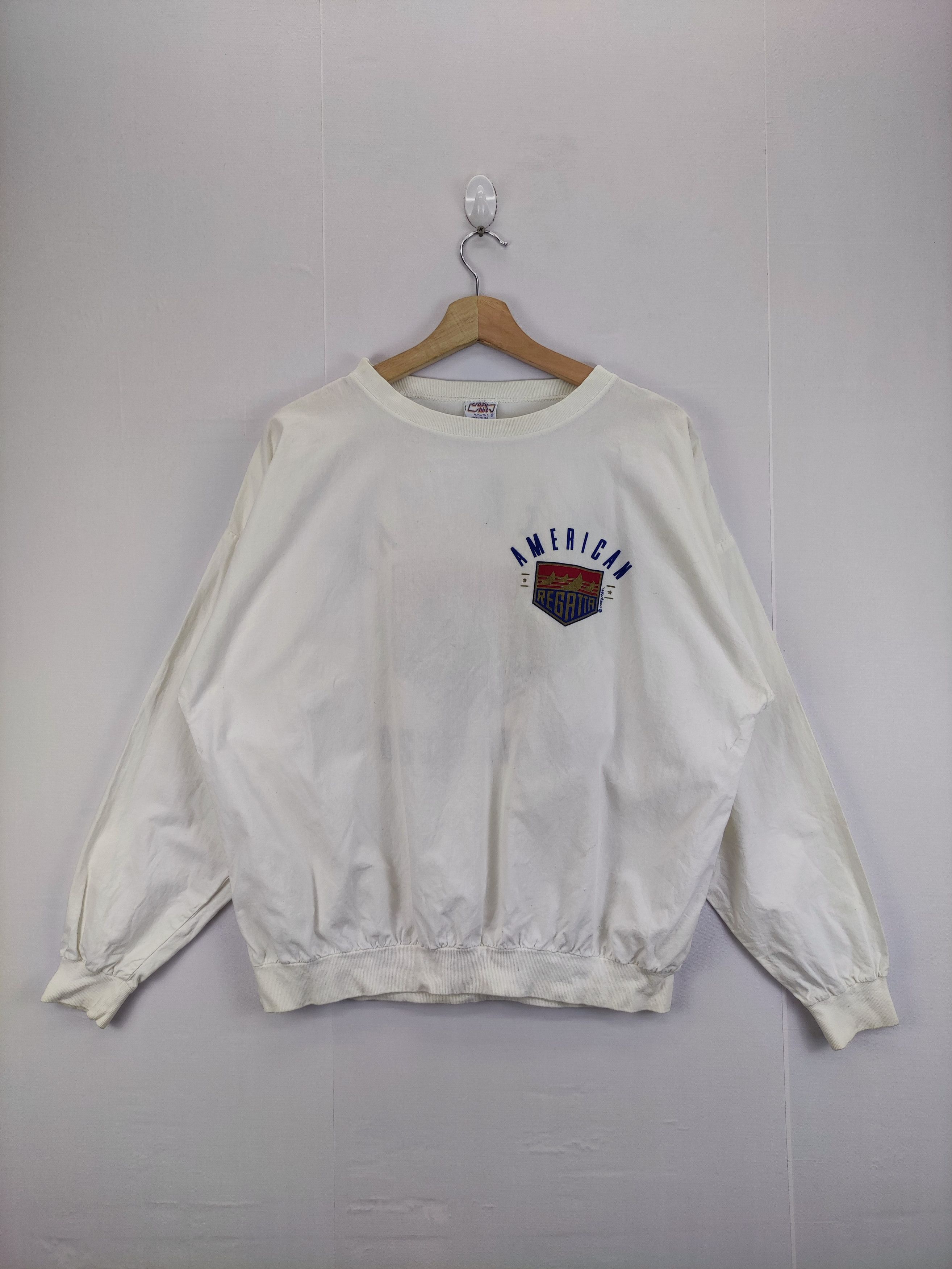 Vintage Vintage Crazy Shirt Hawaiian American Sweatshirt Size US M / EU 48-50 / 2 - 1 Thumbnail