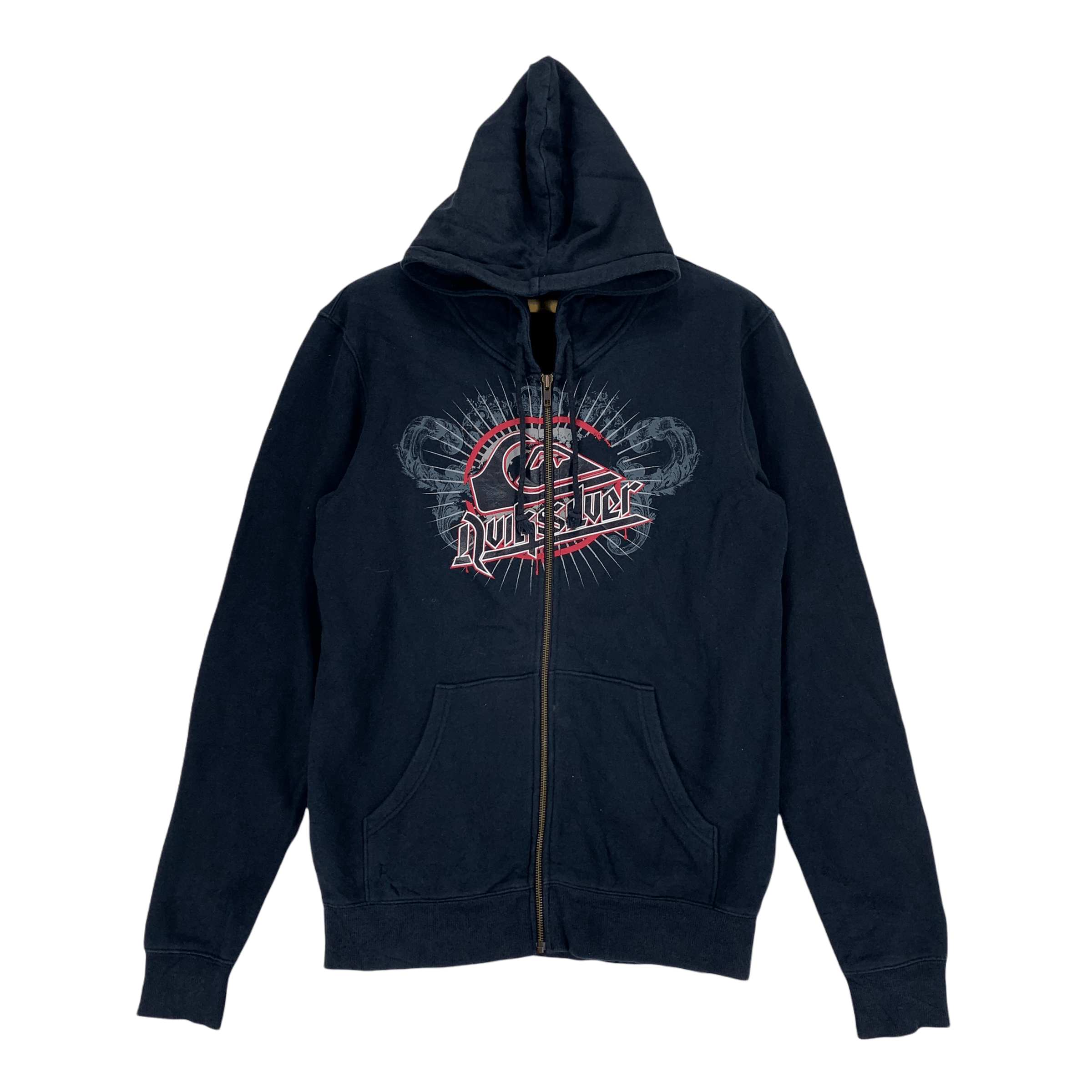 Quiksilver Quiksilver Big Logo Zipper Hoodies #3493-101 Size US M / EU 48-50 / 2 - 1 Thumbnail