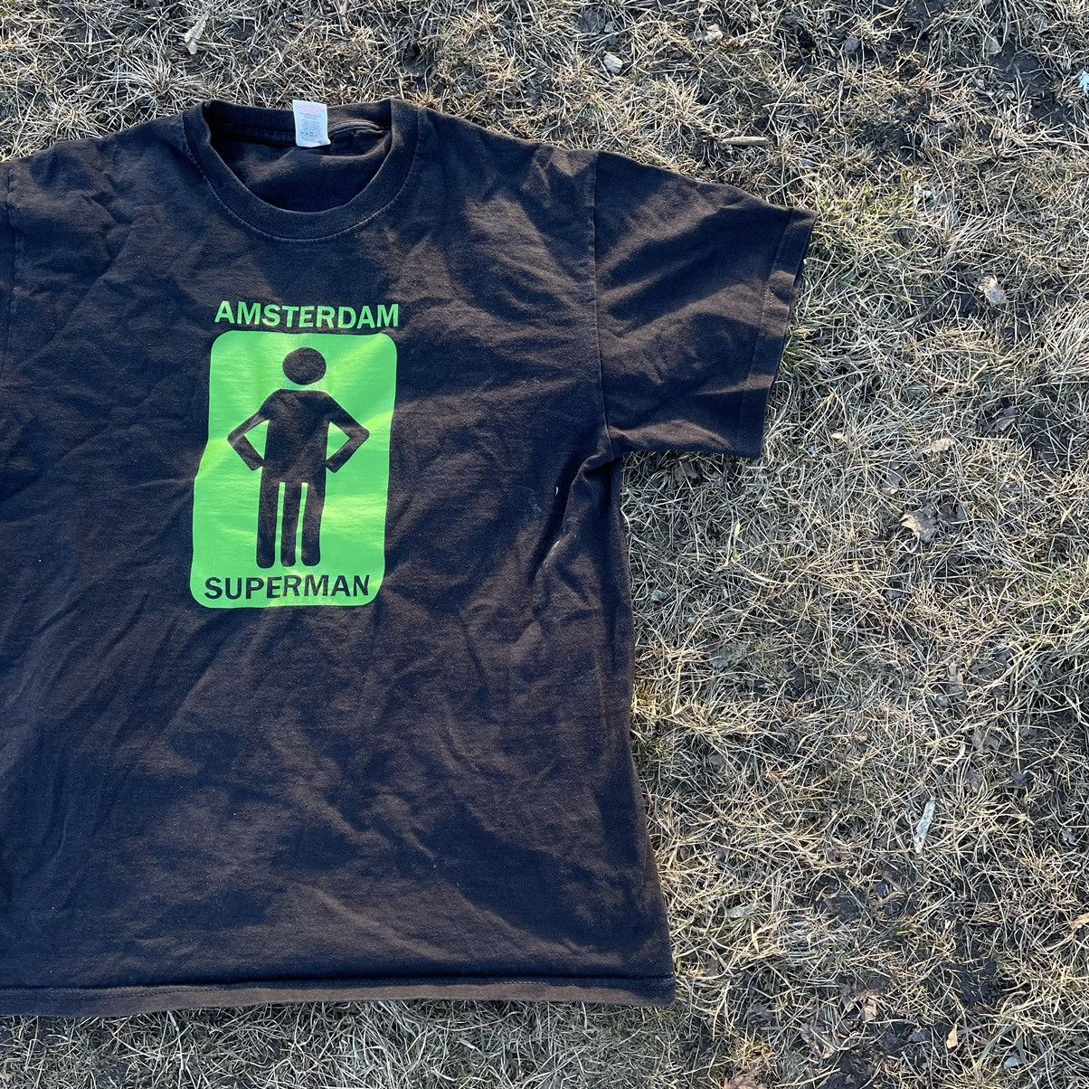 Vintage Vintage Y2K Sun Faded Graphic Tee Amsterdam Streetwear L Size US L / EU 52-54 / 3 - 3 Thumbnail