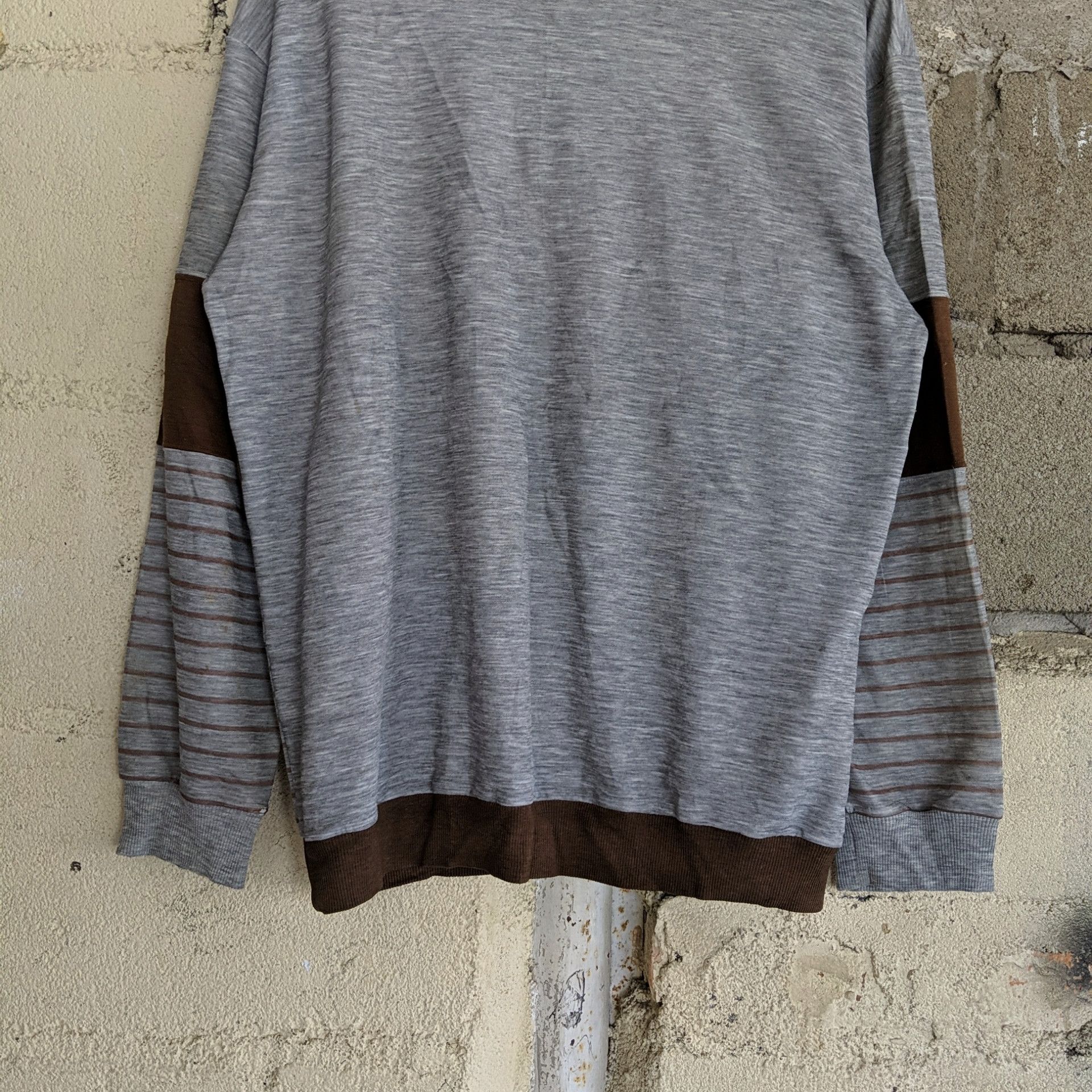 Vintage Poplar Club Sweatshirt Sweater Stripe