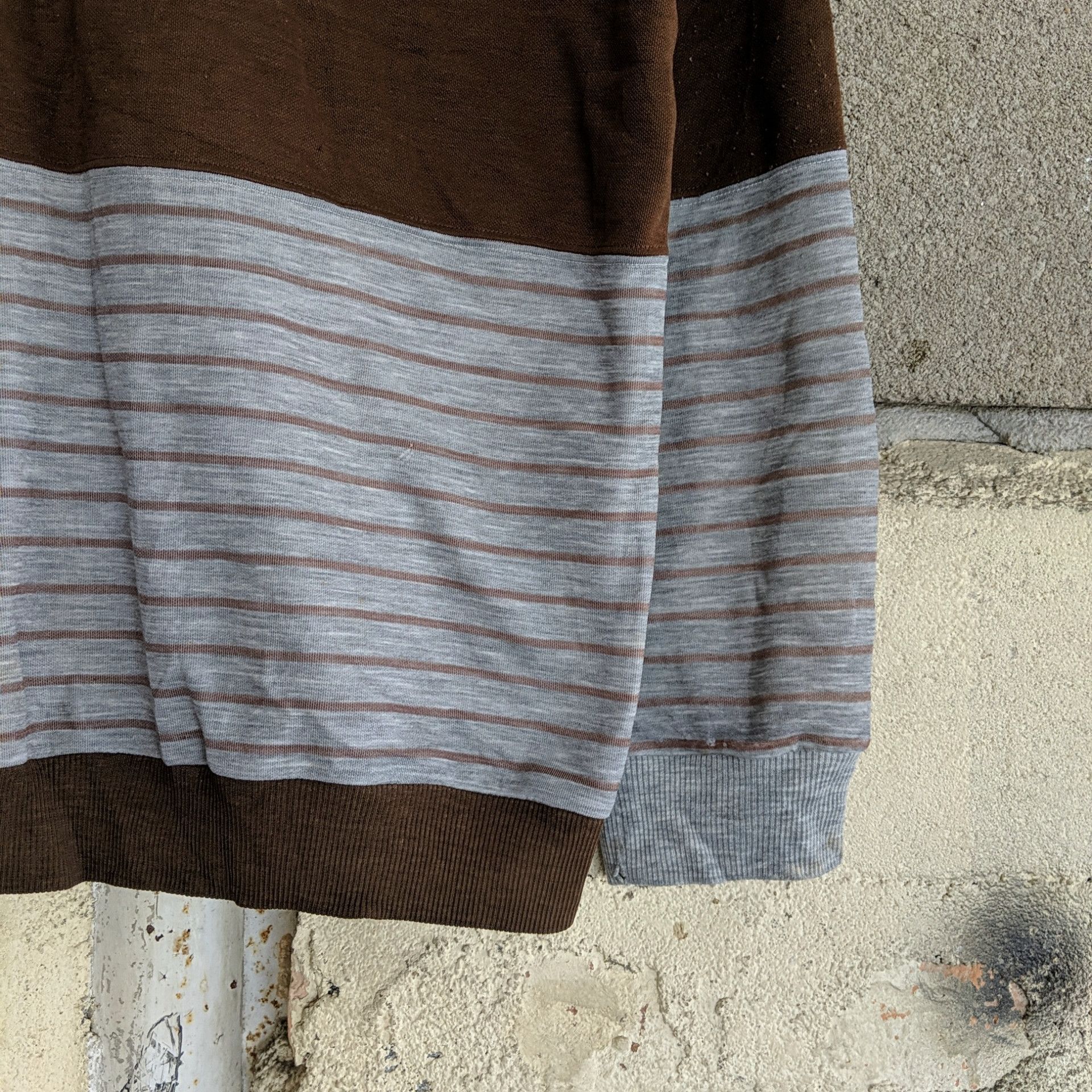 Vintage Poplar Club Sweatshirt Sweater Stripe