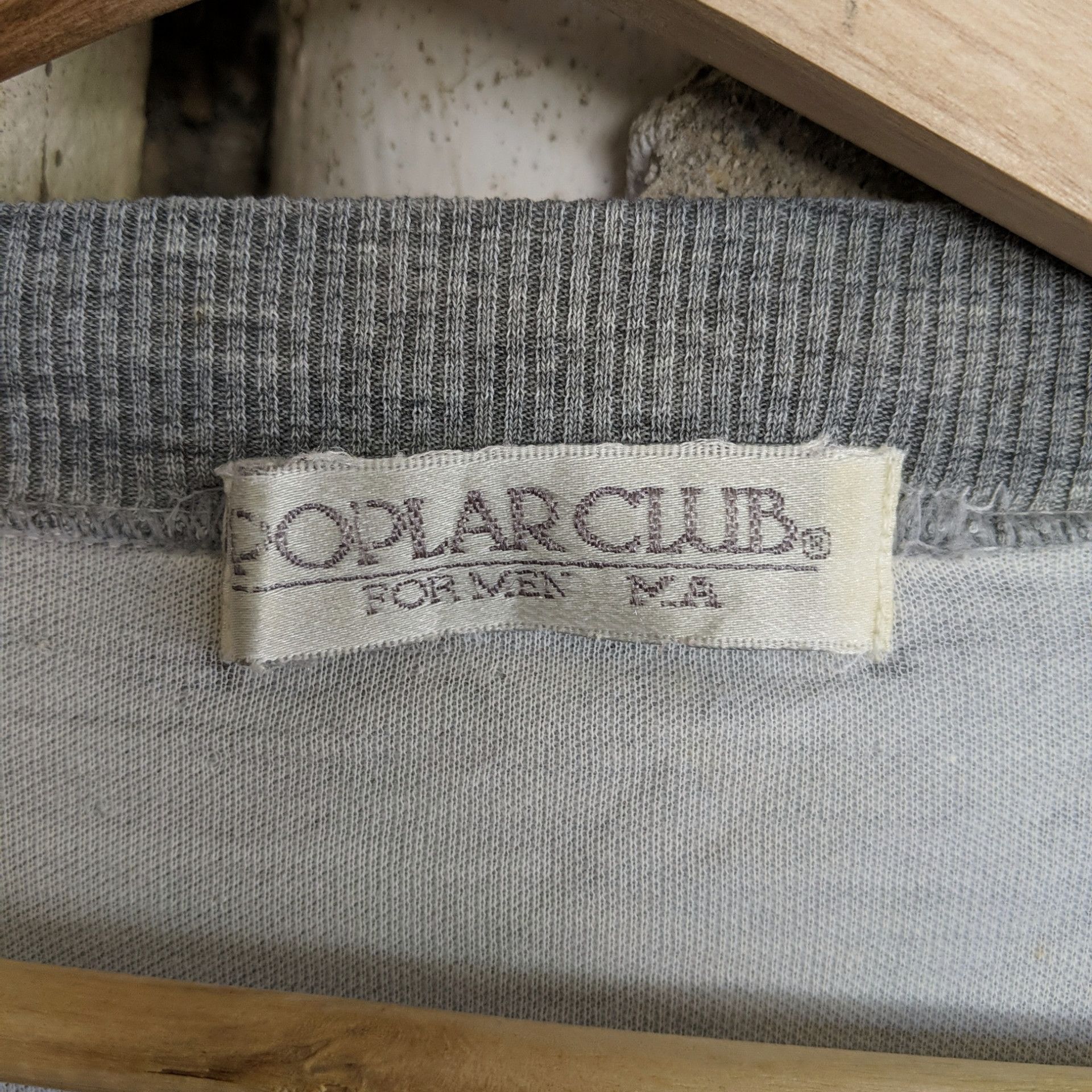 Vintage Poplar Club Sweatshirt Sweater Stripe