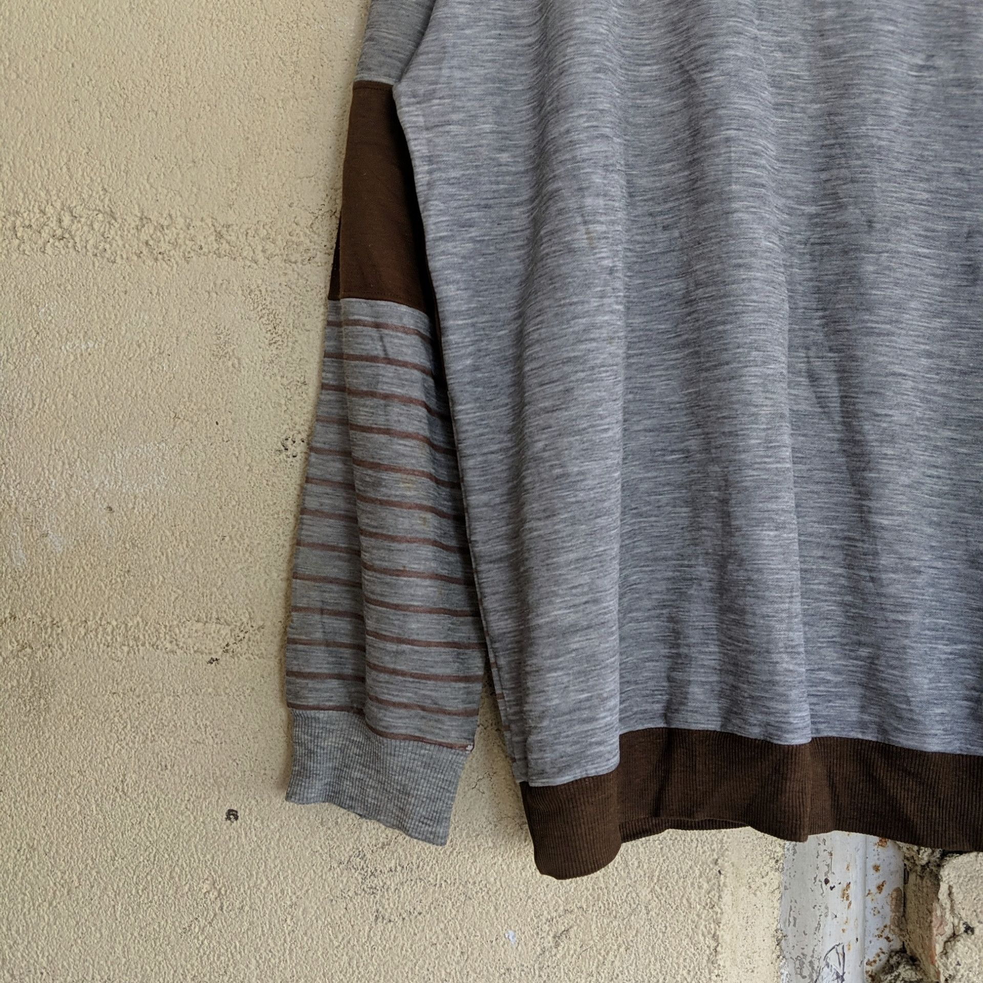 Vintage Poplar Club Sweatshirt Sweater Stripe