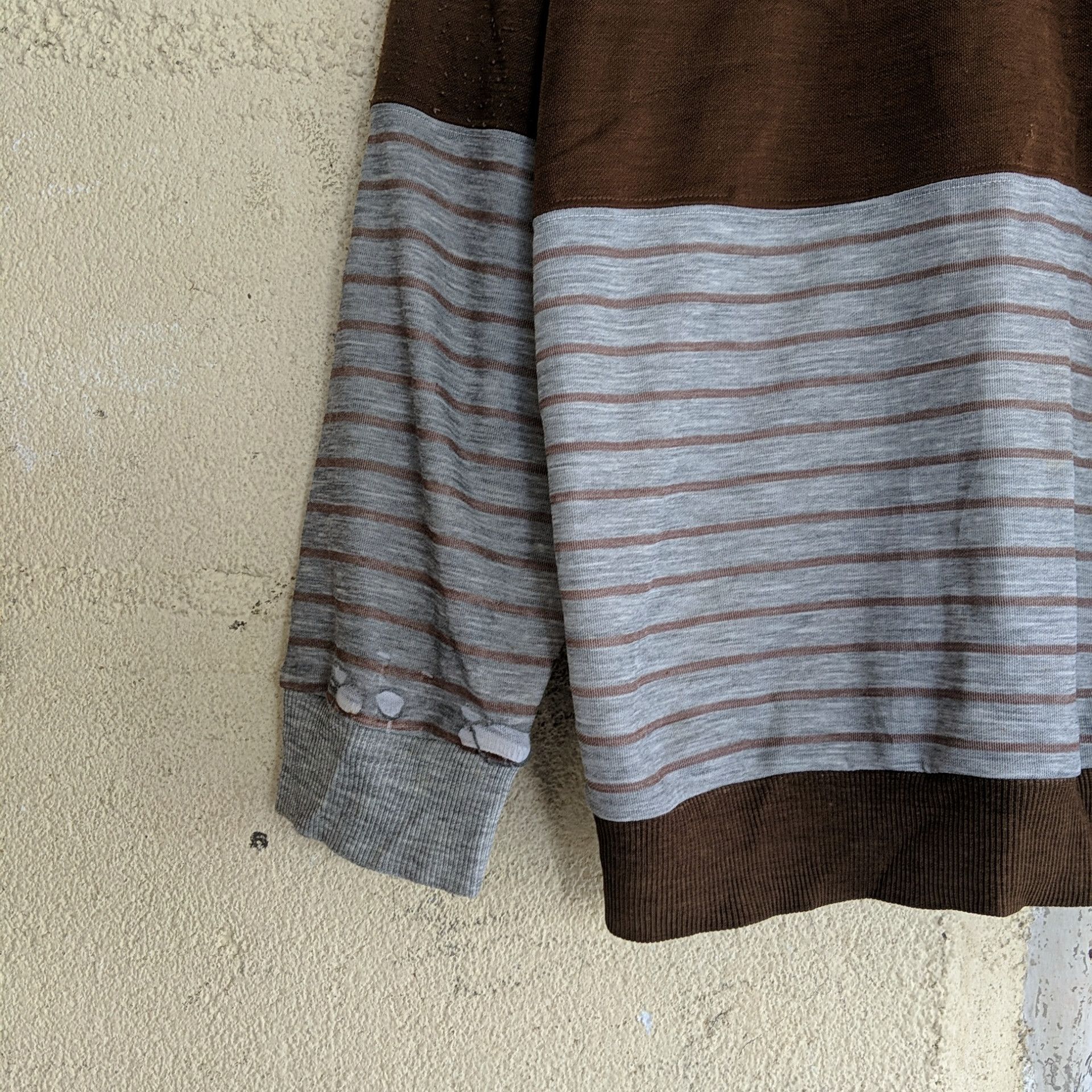 Vintage Poplar Club Sweatshirt Sweater Stripe