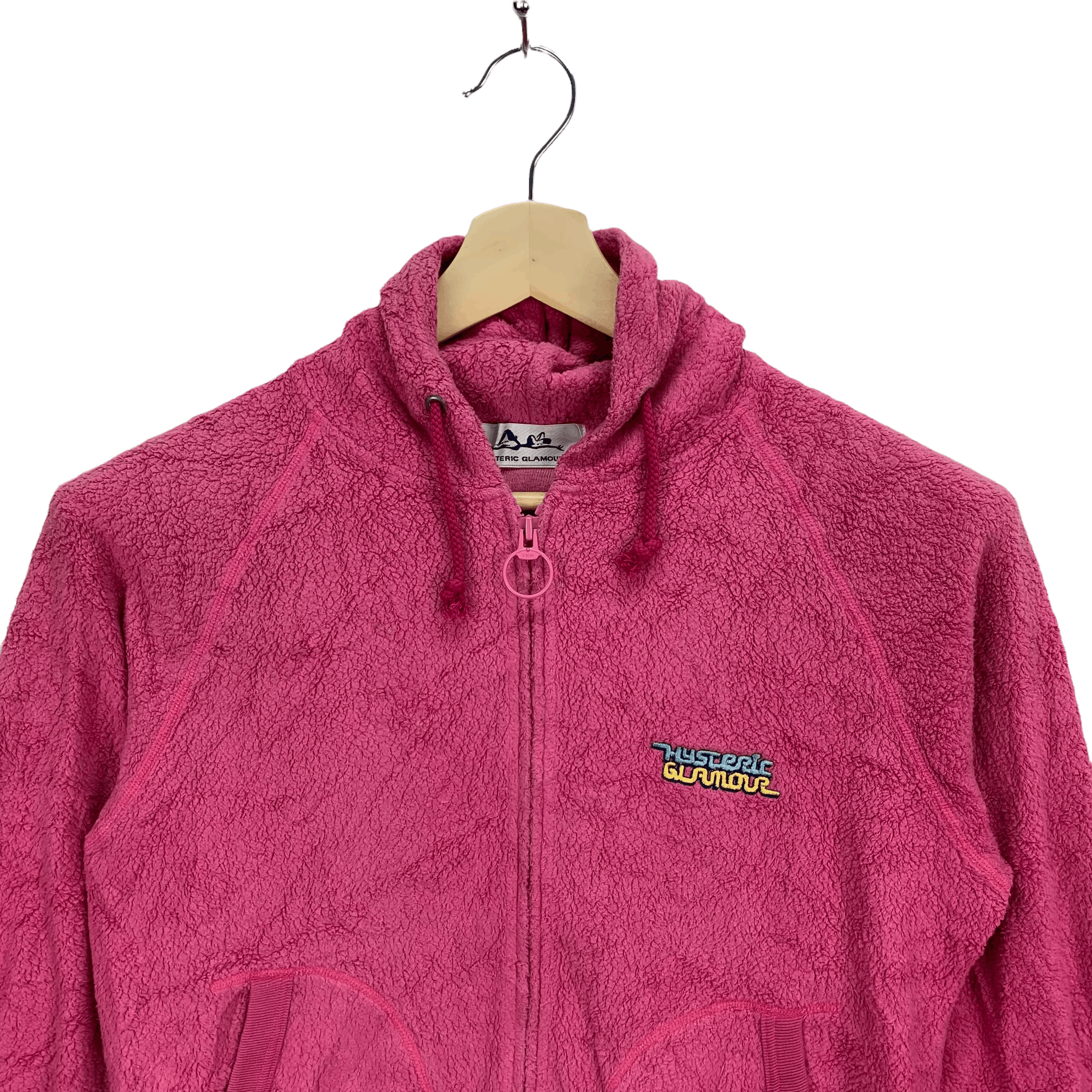 Hysteric Glamour Hysteric Glamour Pink Fleece Zipper Hoodies #3850-133 Size S / US 4 / IT 40 - 2 Thumbnail
