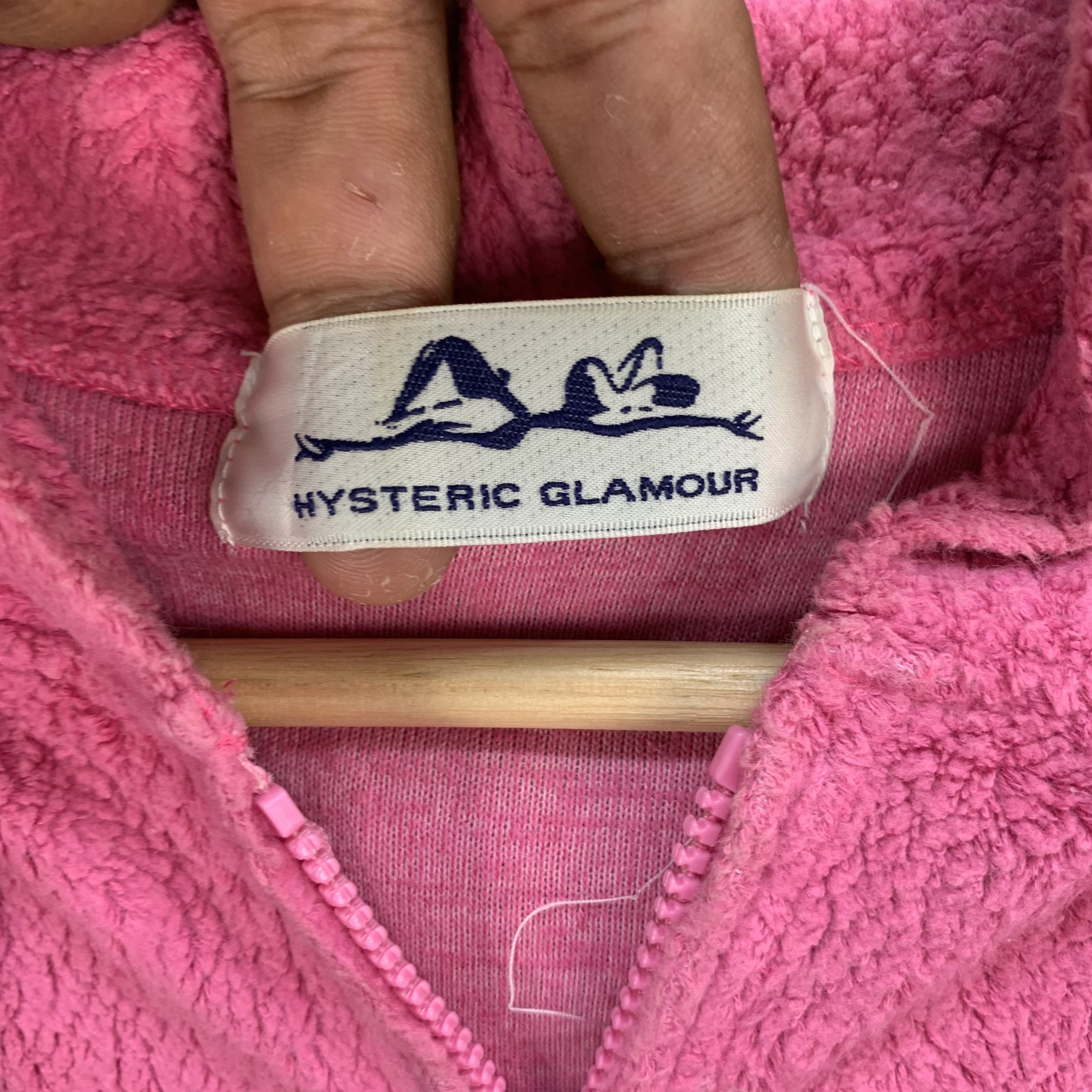 Hysteric Glamour Hysteric Glamour Pink Fleece Zipper Hoodies #3850-133 Size S / US 4 / IT 40 - 6 Thumbnail