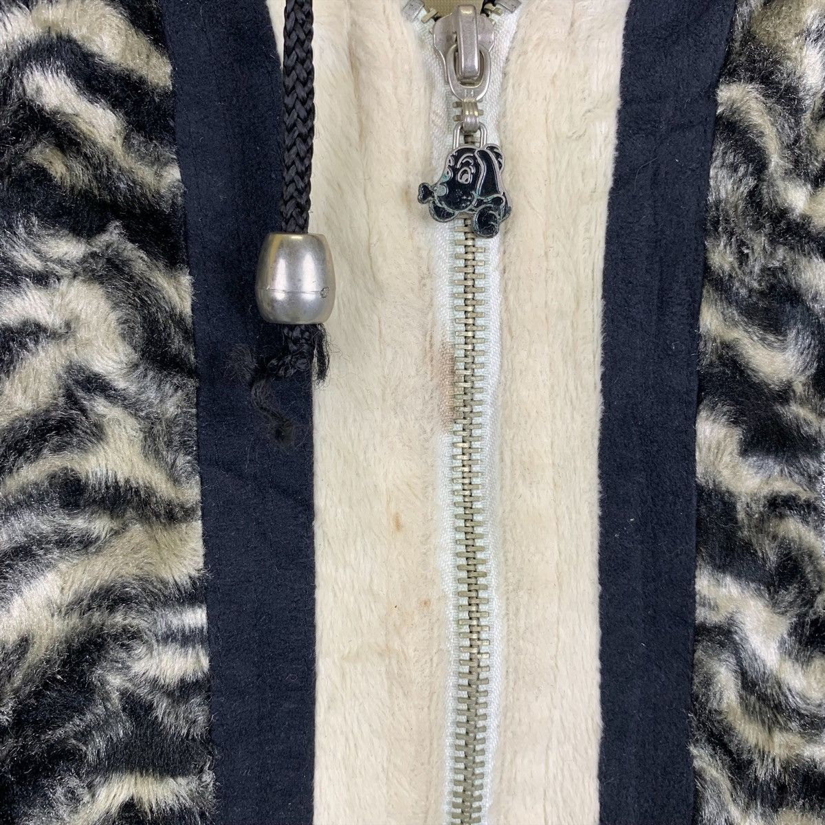 Japanese Brand BLANKY JET Japanese Tiger Stripes Coduroy Hoodie Jacket Size US L / EU 52-54 / 3 - 8 Thumbnail