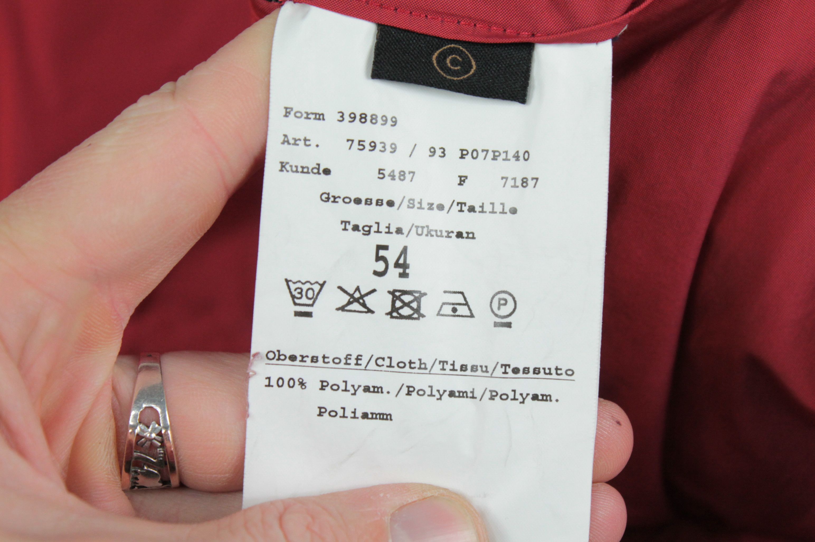 DAKS Daks London Red Rain Casual Jacket Size US L / EU 52-54 / 3 - 10 Thumbnail