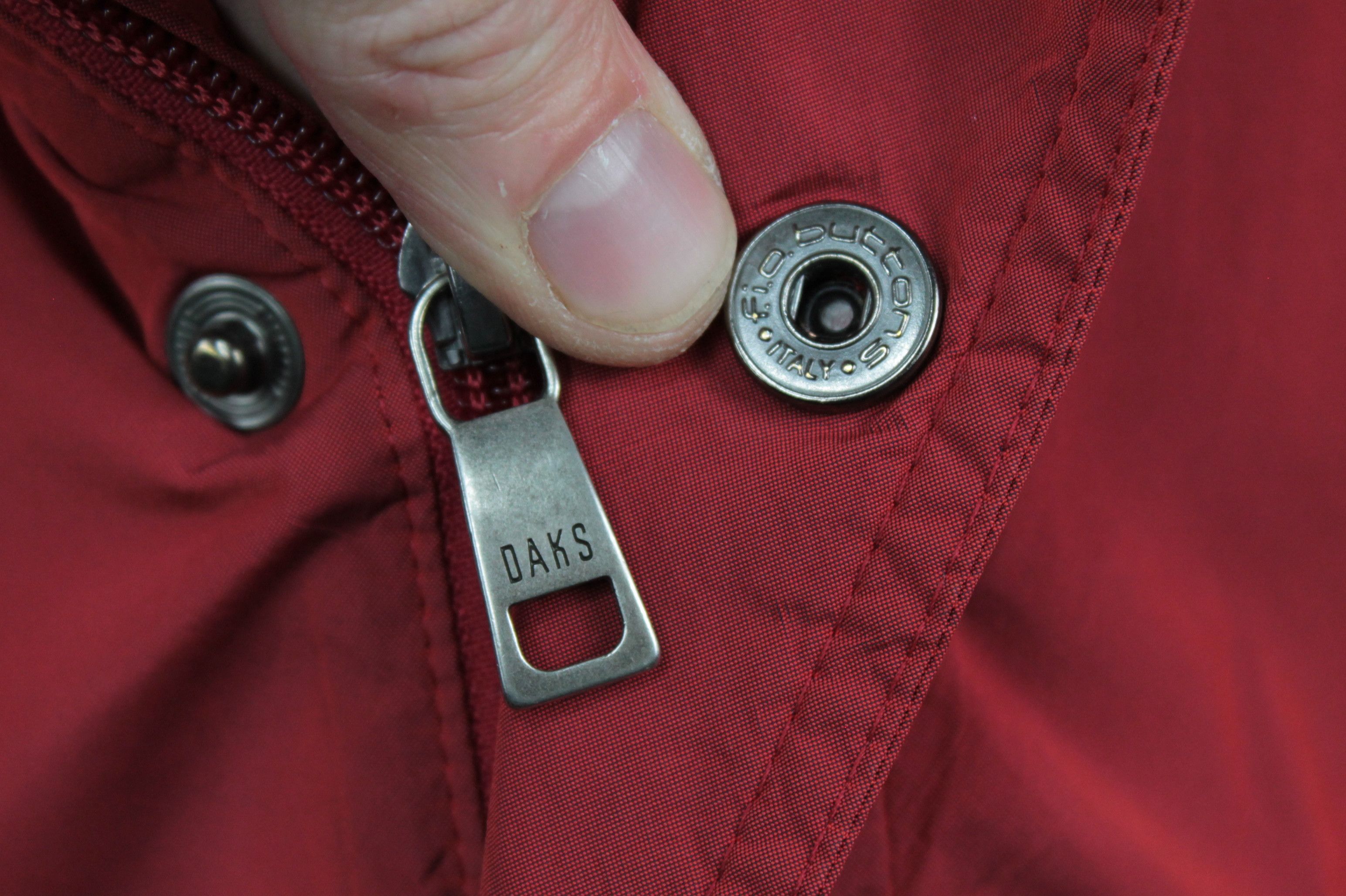 DAKS Daks London Red Rain Casual Jacket Size US L / EU 52-54 / 3 - 4 Thumbnail