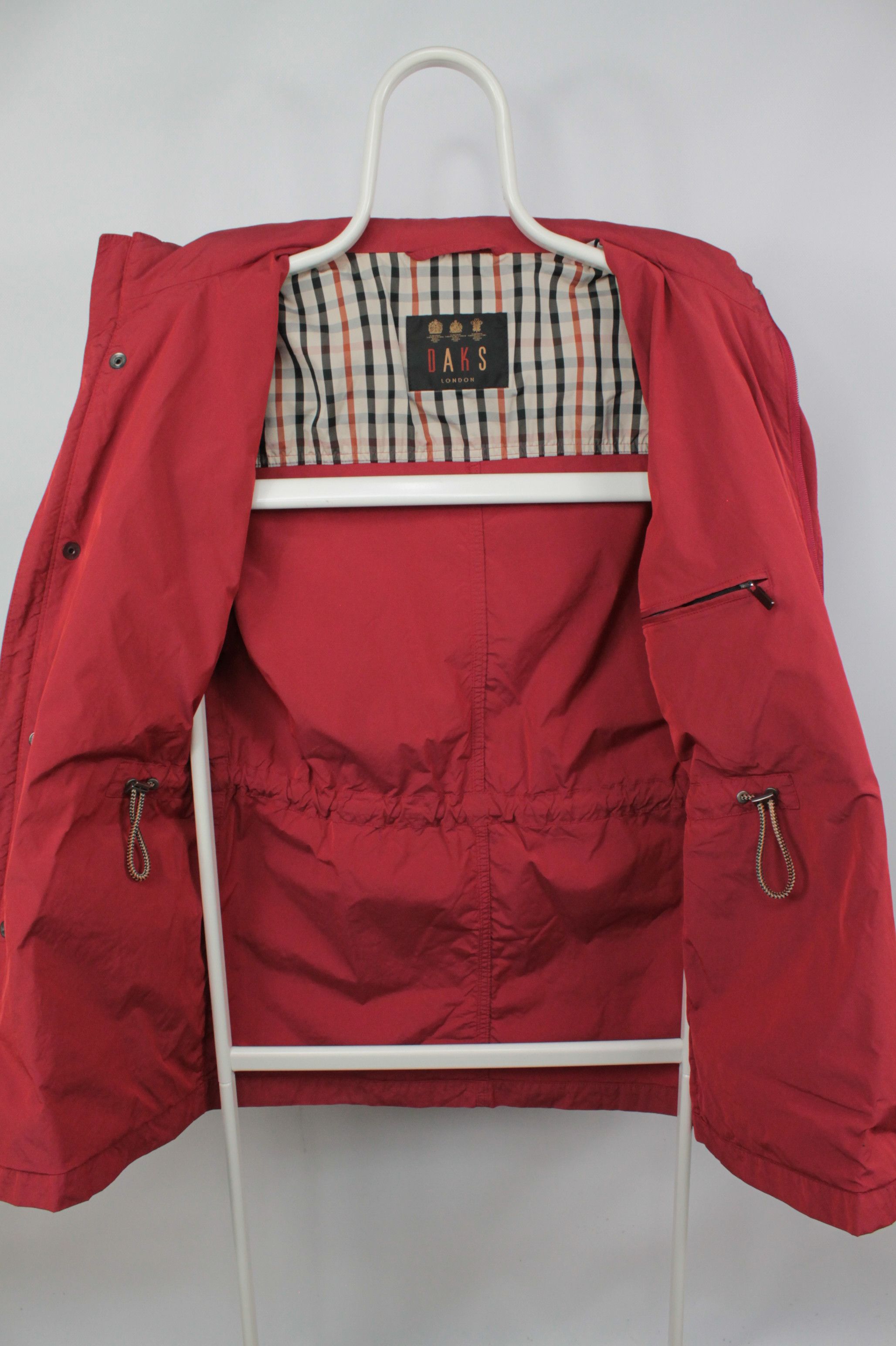 DAKS Daks London Red Rain Casual Jacket Size US L / EU 52-54 / 3 - 9 Thumbnail
