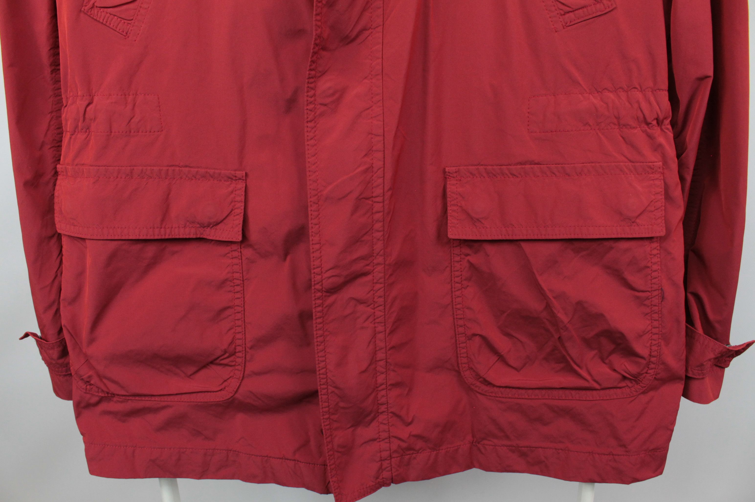 DAKS Daks London Red Rain Casual Jacket Size US L / EU 52-54 / 3 - 5 Thumbnail
