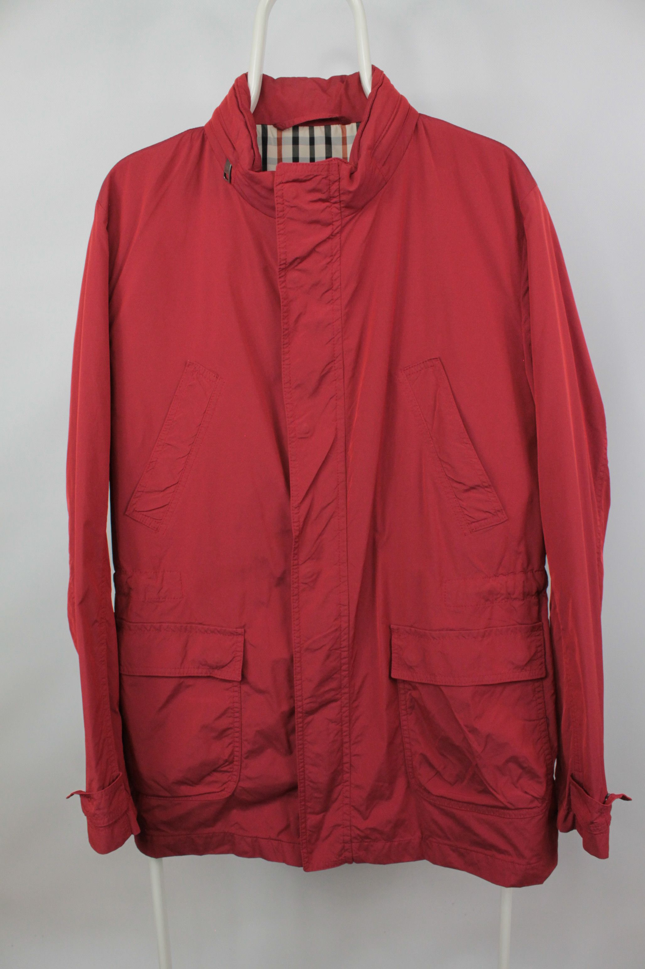 DAKS Daks London Red Rain Casual Jacket Size US L / EU 52-54 / 3 - 1 Thumbnail