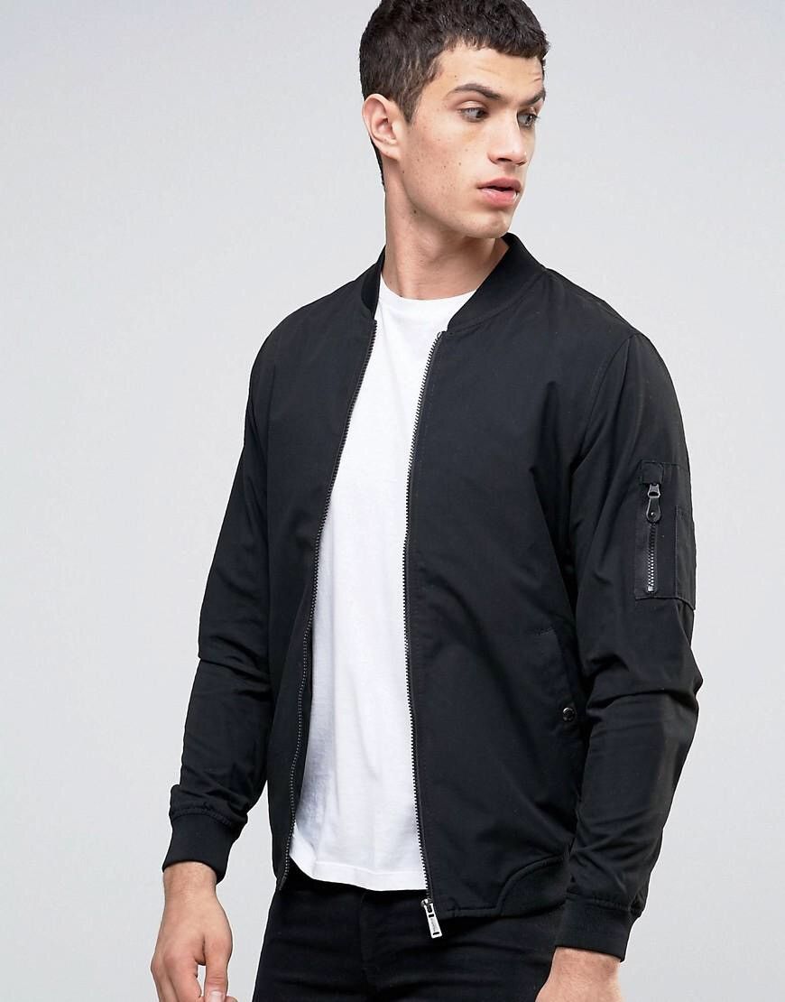 Pull & Bear Pull & Bear Basic Bomber Jacket | Grailed