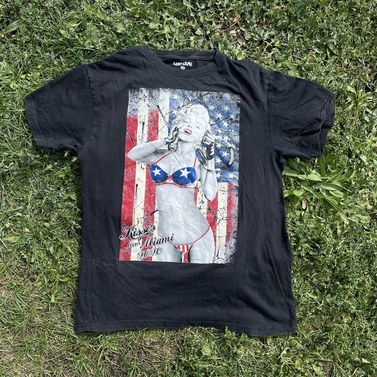 image of Y2K Adult “ Sexy Marilyn Monroe “Grail Humor Tee, Men's (Size Medium)