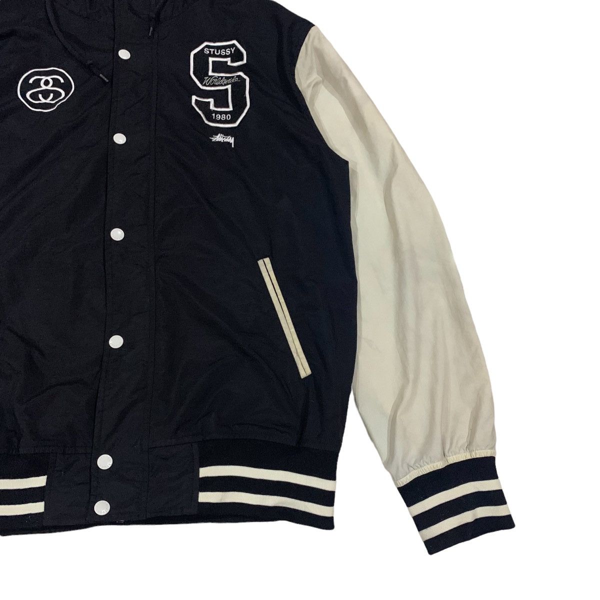 Stussy 🔥STUSSY Embroidery Logo Hoodie Light Jacket Size US L / EU 52-54 / 3 - 7 Thumbnail