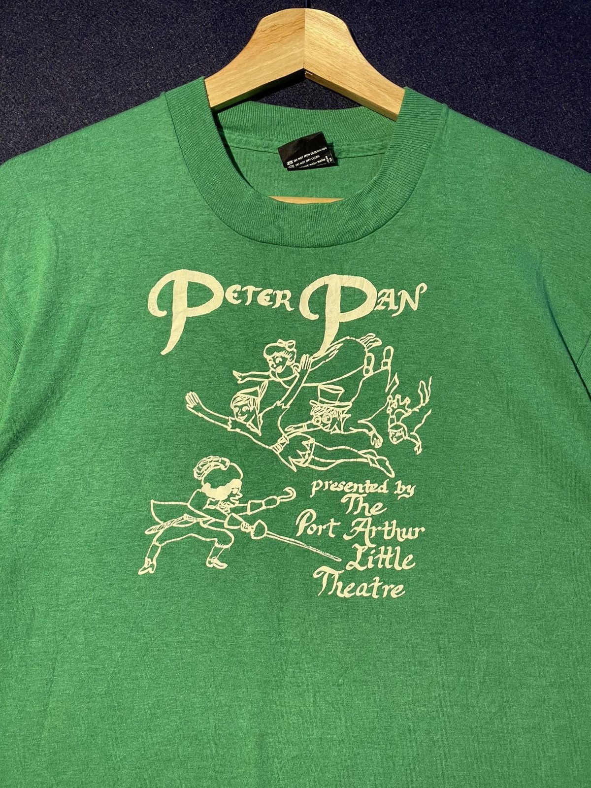 Vintage Vintage 80s Rare Peter Pan The Movie Size US L / EU 52-54 / 3 - 2 Thumbnail