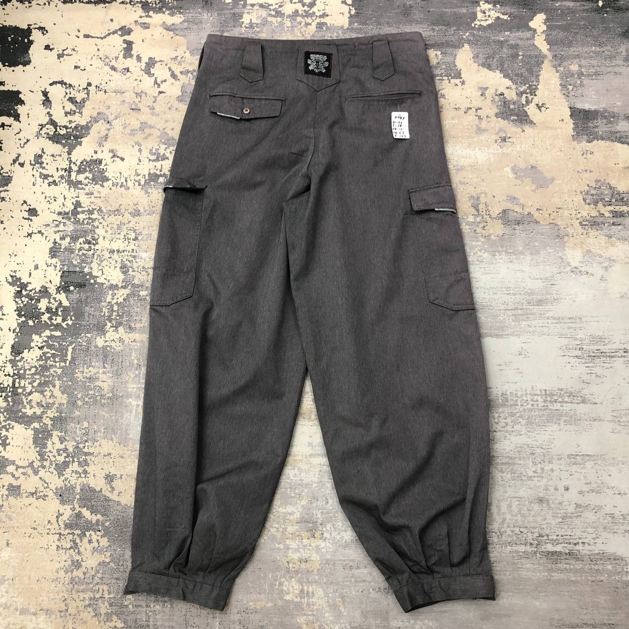 Japanese Brand P243 JAPAN WORKWEAR BLACK WOLF CARGO PANTS Size US 34 / EU 50 - 2 Thumbnail