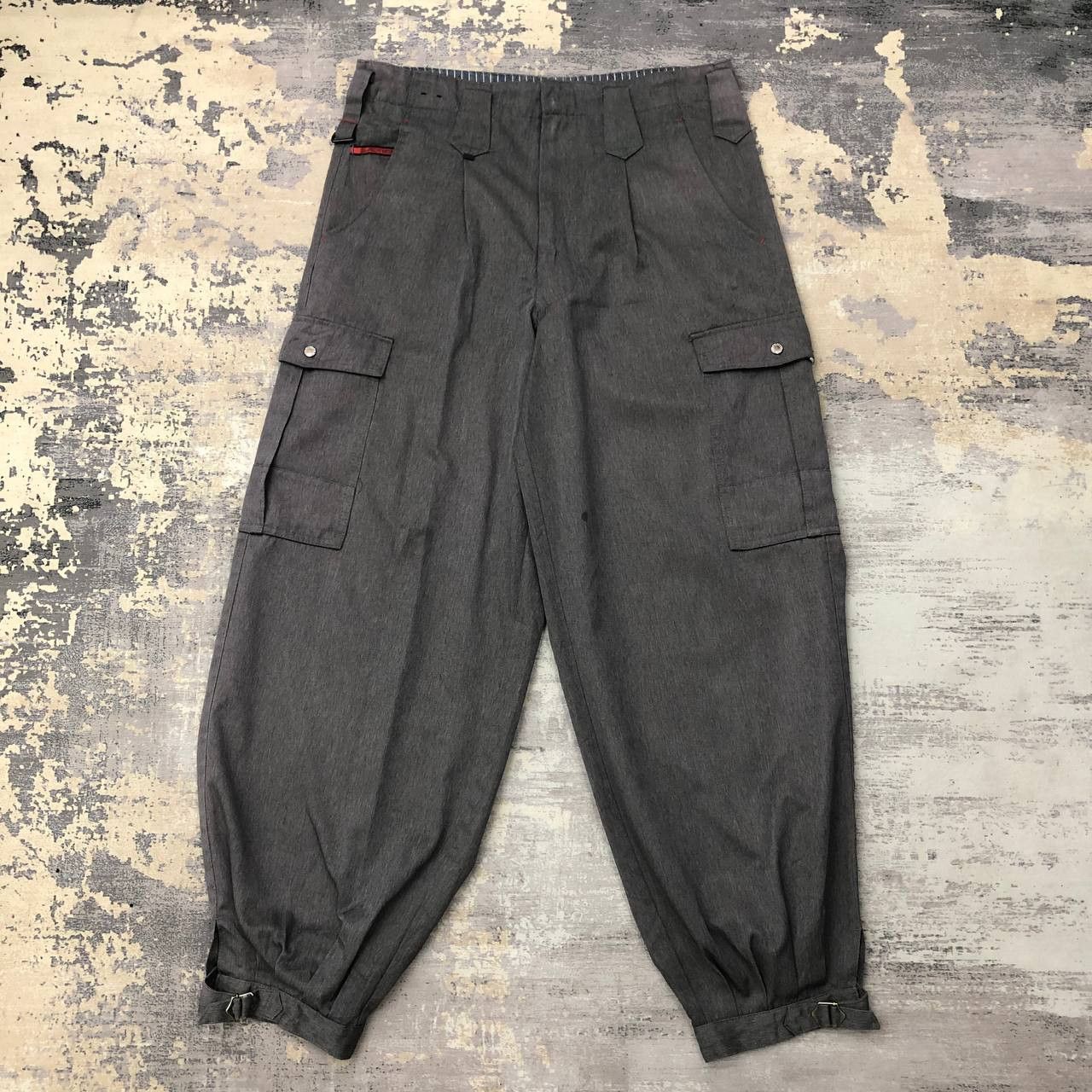 Japanese Brand P243 JAPAN WORKWEAR BLACK WOLF CARGO PANTS Size US 34 / EU 50 - 1 Thumbnail